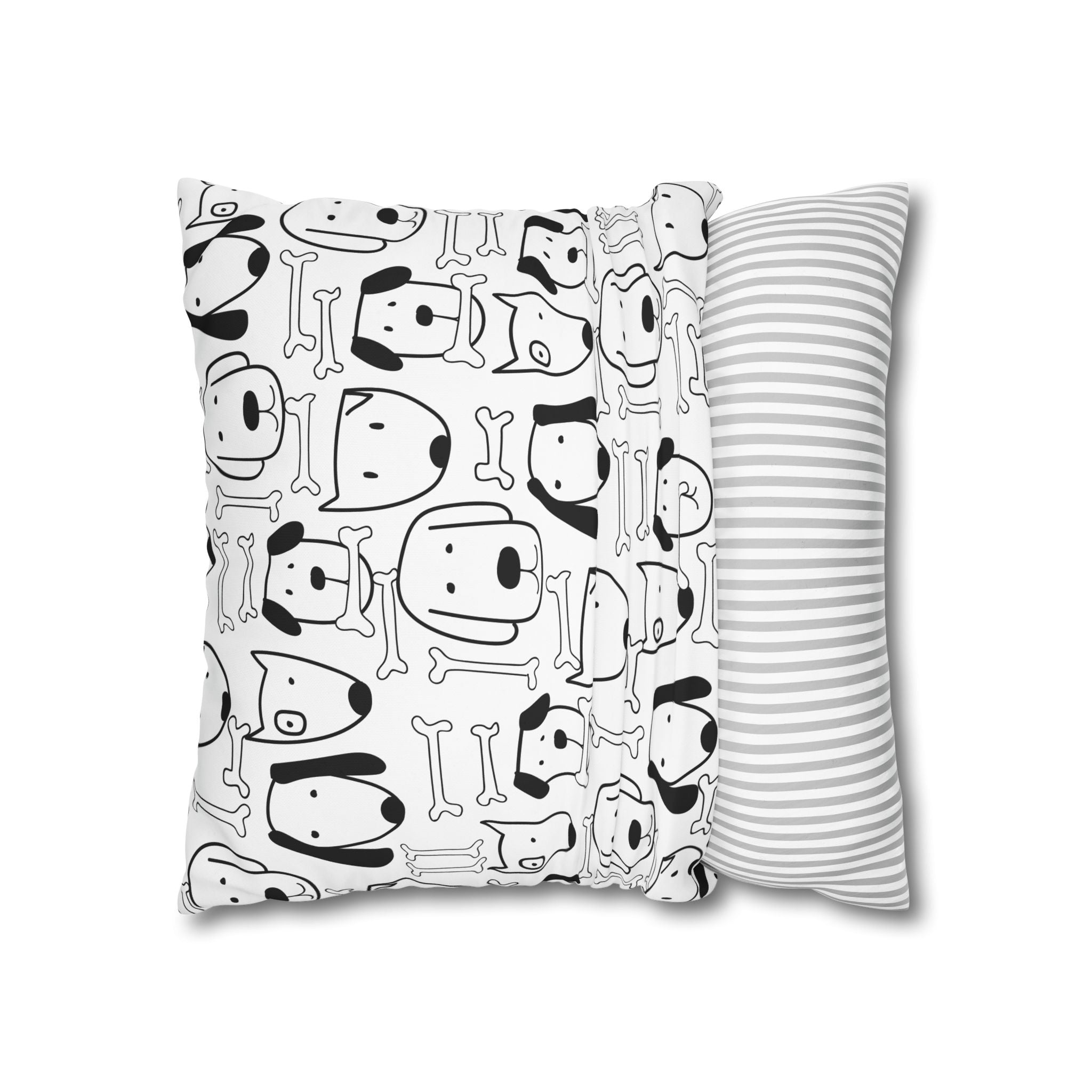 Cute Puppy Bone Pillowcase - Kids'