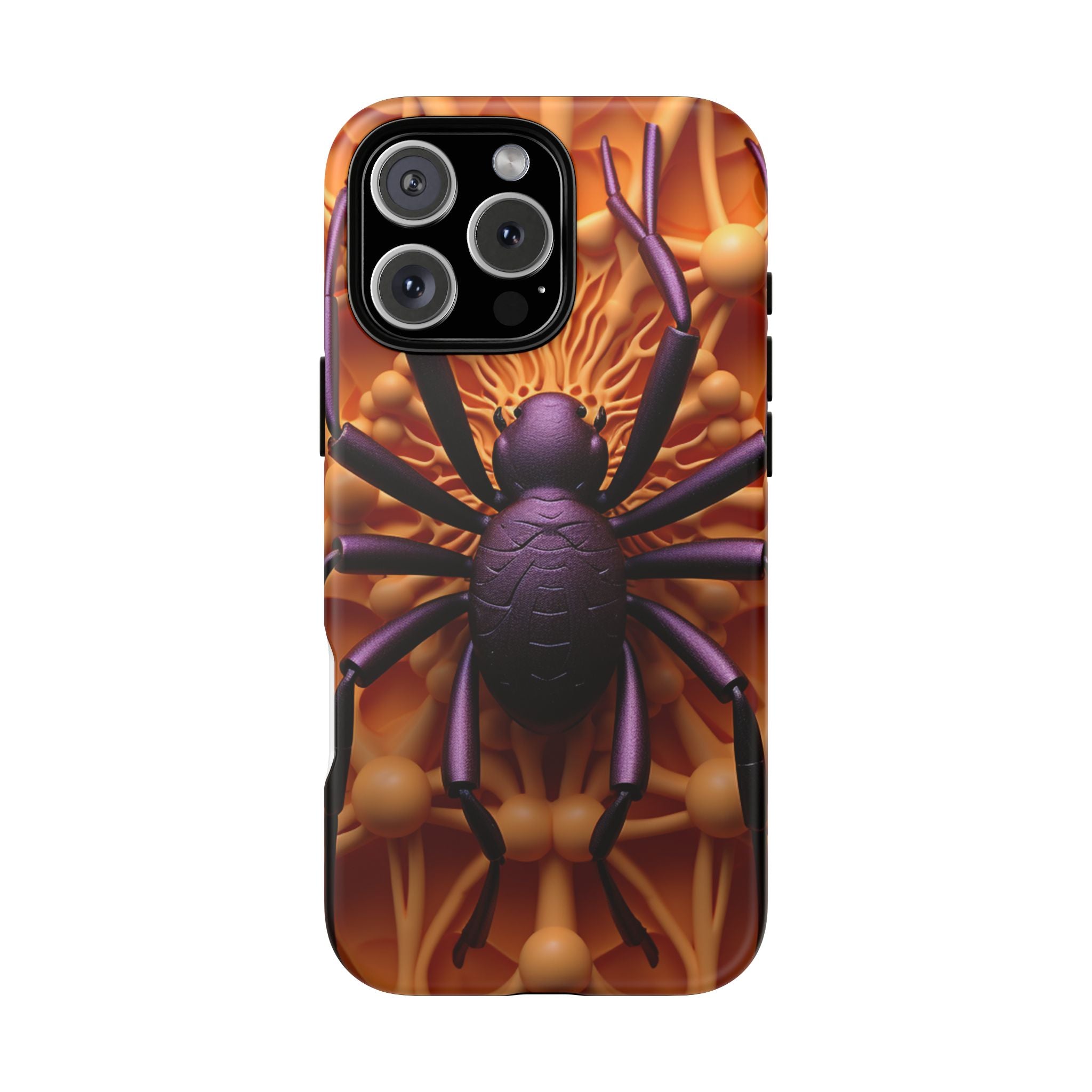 Metallic Spider Hexagon iPhone Case