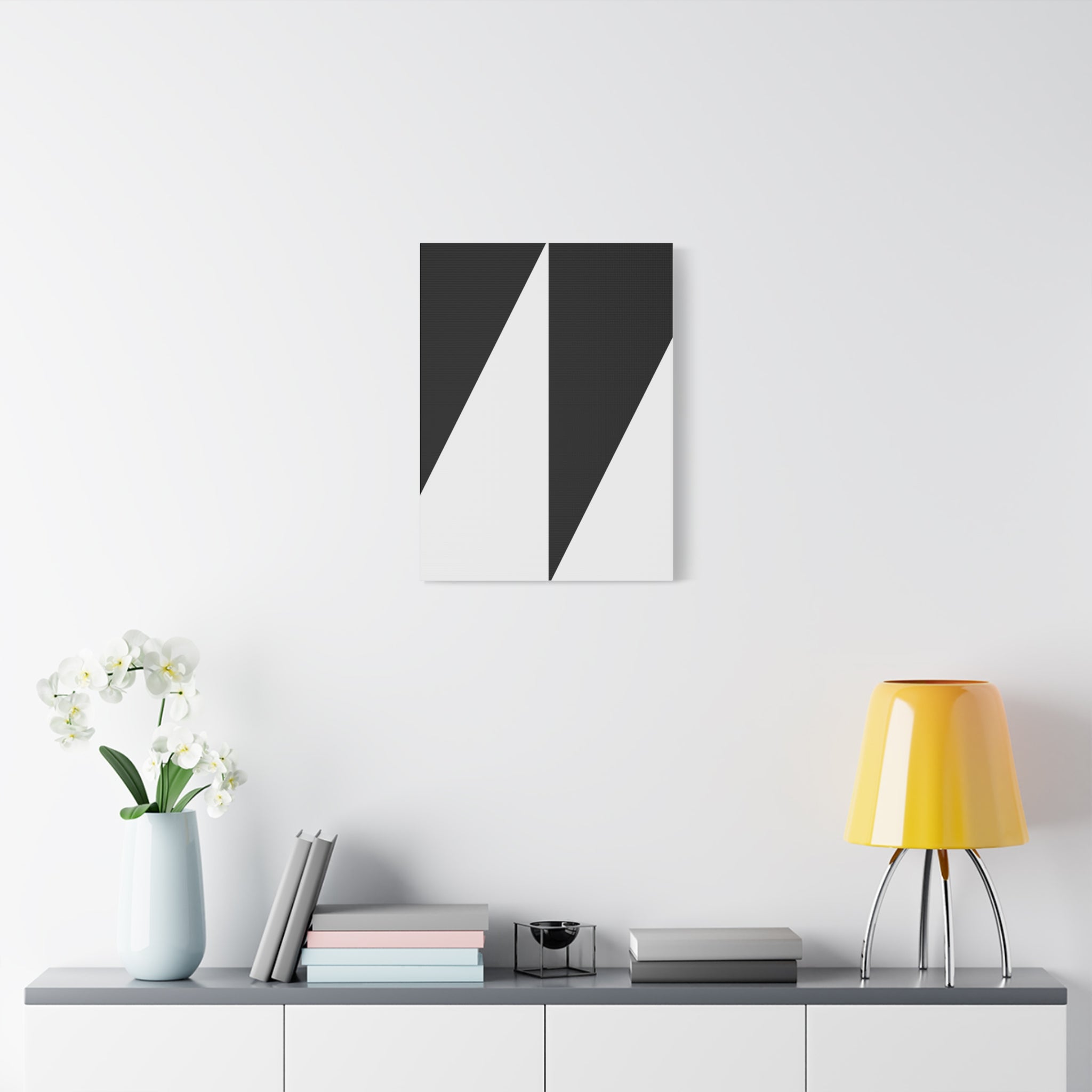 Geometric Diamond Abstract Canvas Art