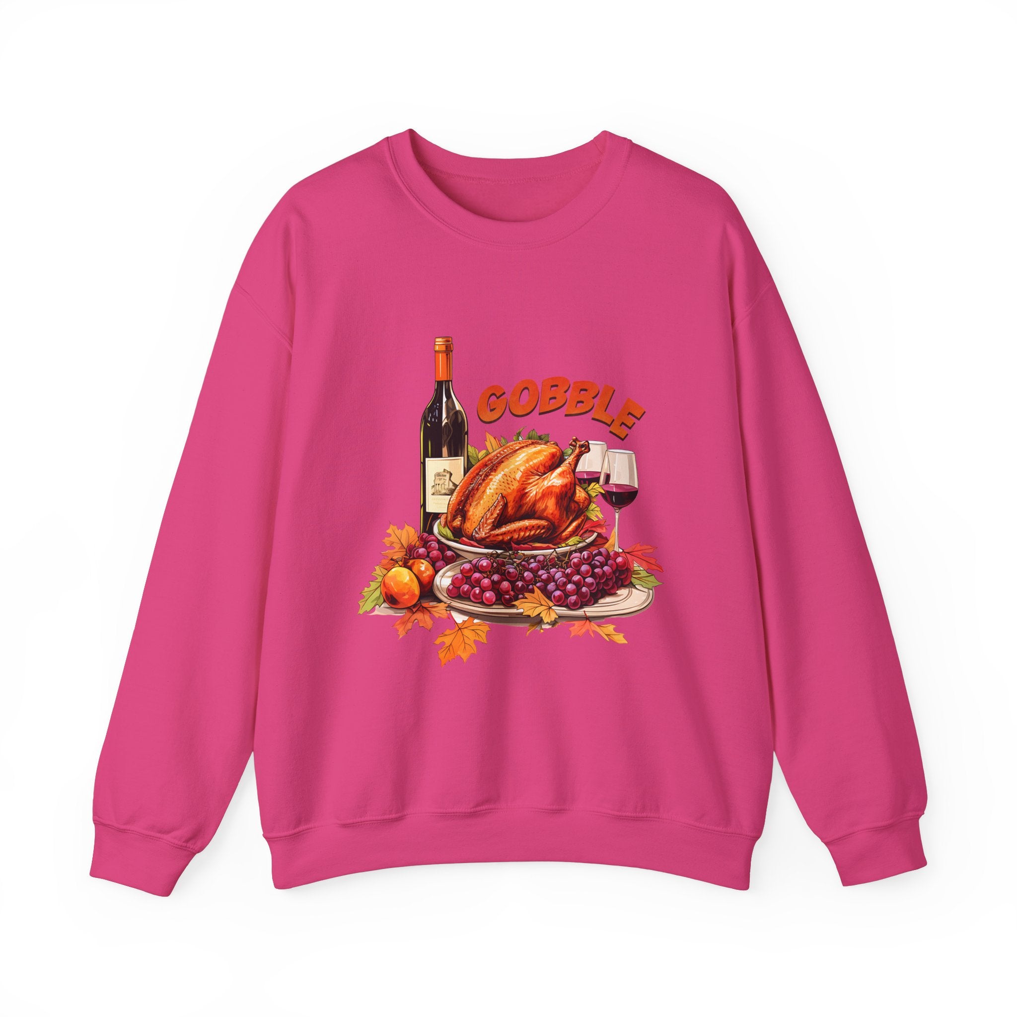 Gobble 'Til You Wobble Thanksgiving Sweatshirt