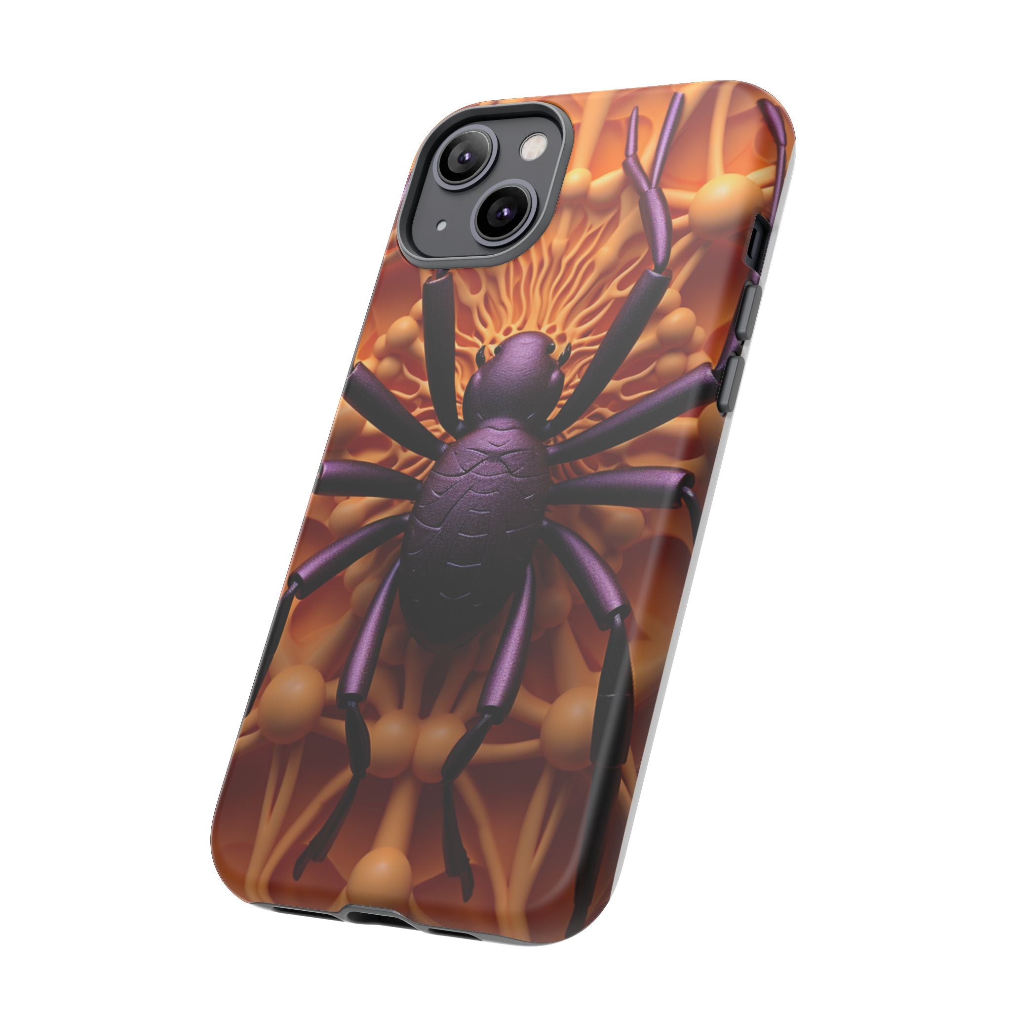 Metallic Spider Hexagon iPhone Case