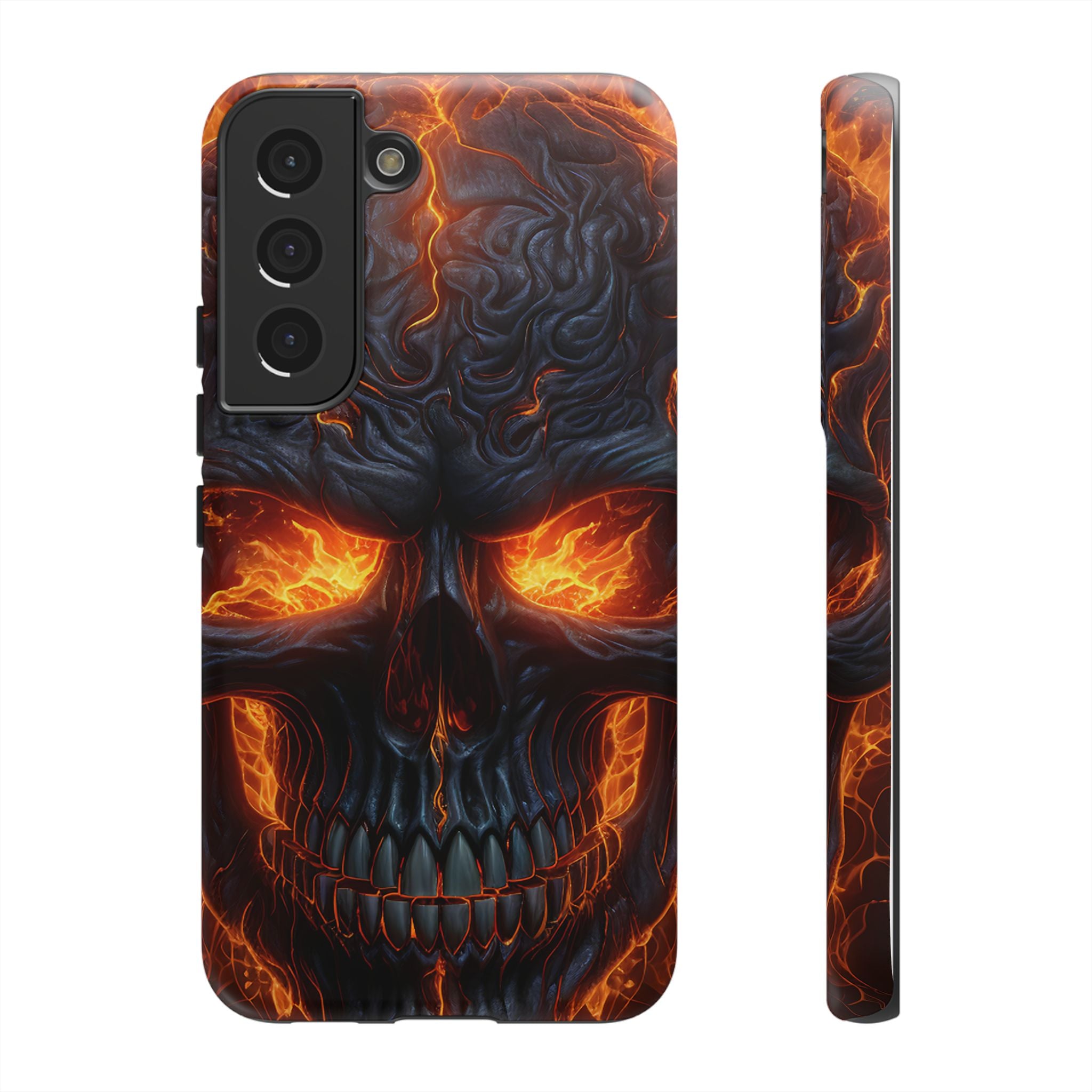 Fiery Skull Samsung Case