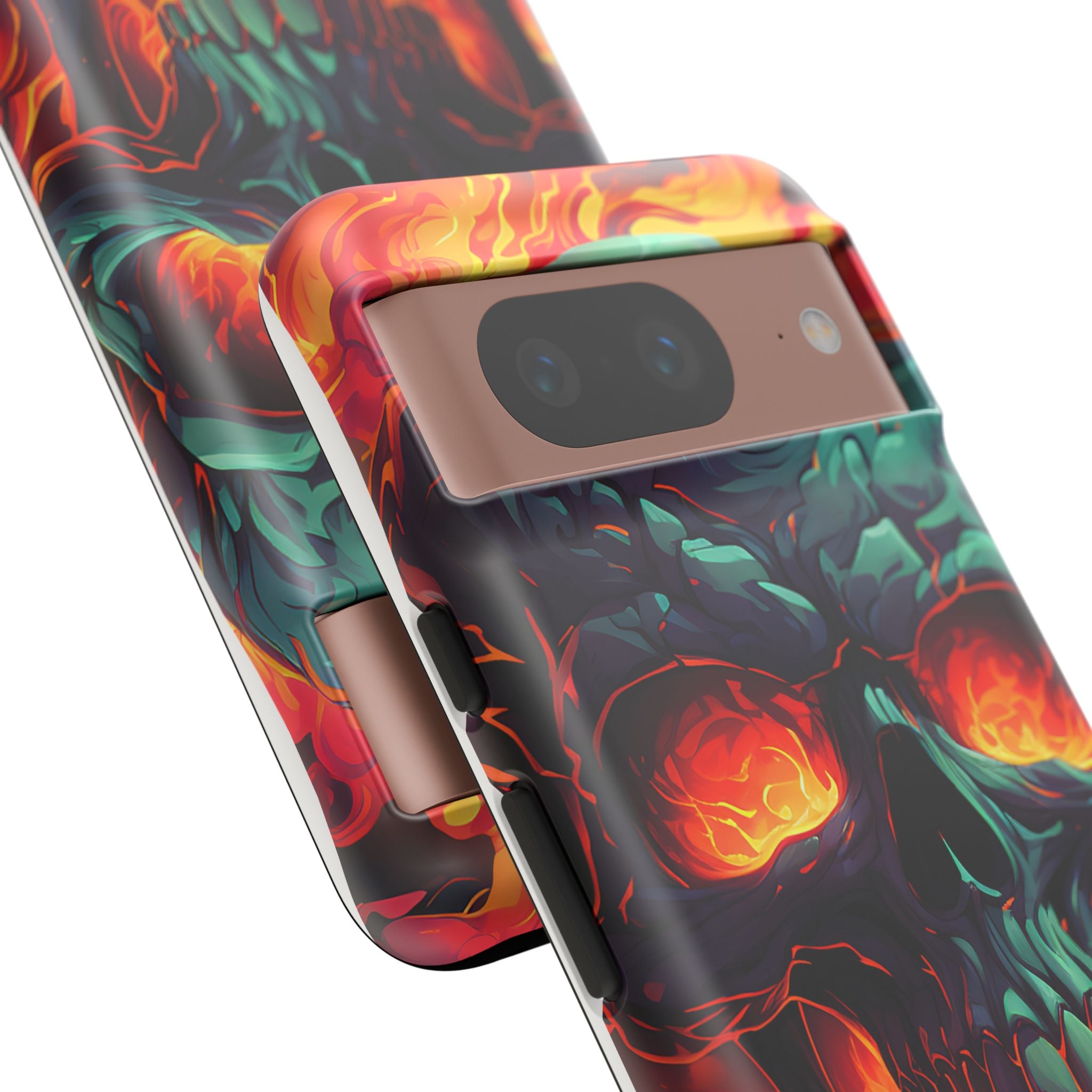 Fiery Skull Google Google Pixel Case (All Models)