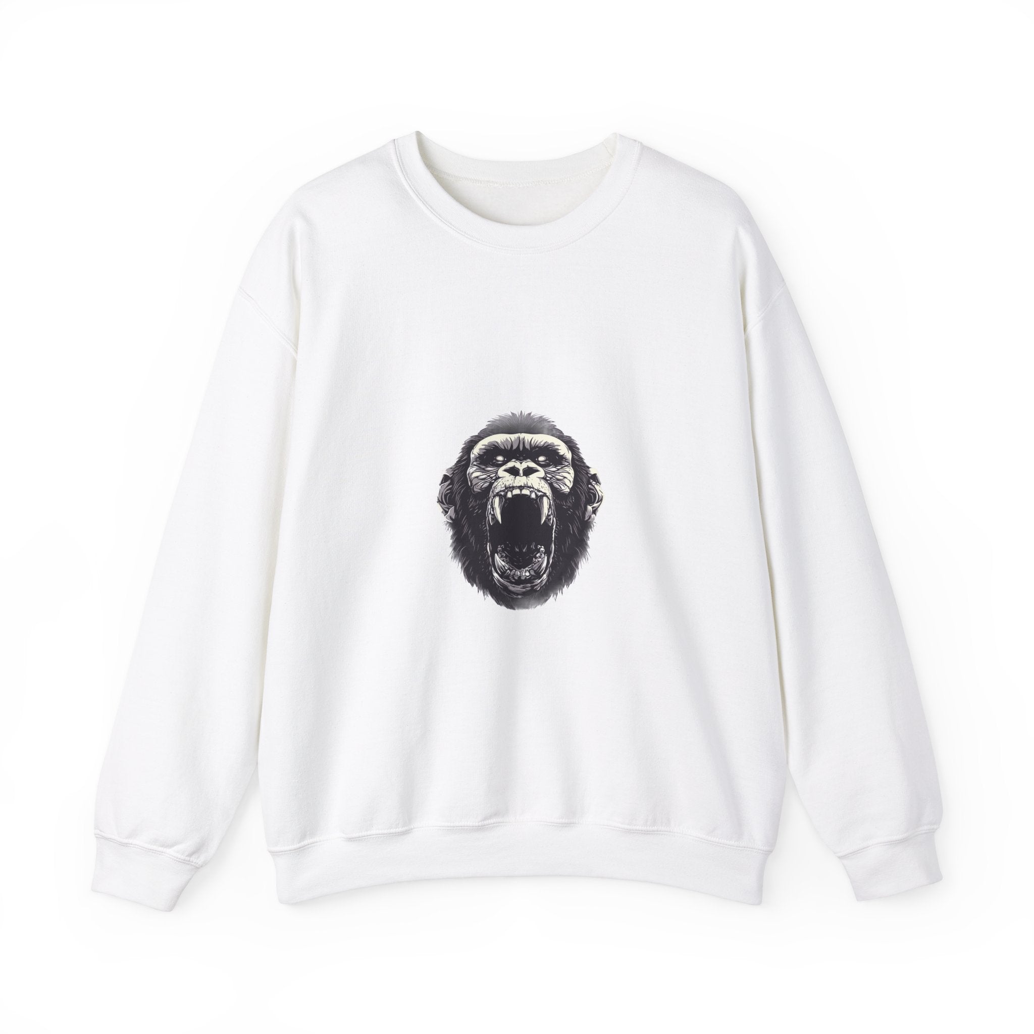 Angry Chimp Sweatshirt: Vintage Graphic