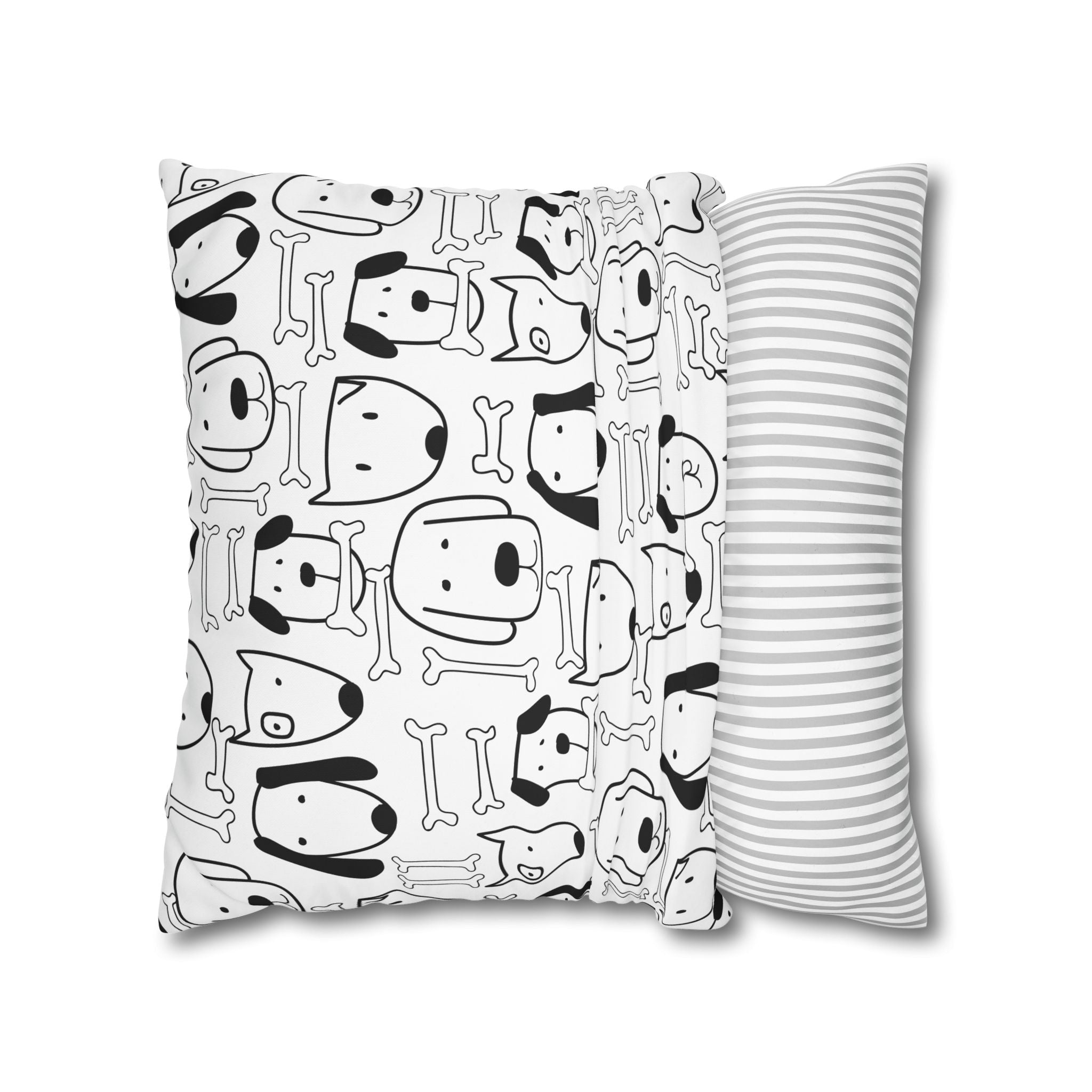 Cute Puppy Bone Pillowcase - Kids'