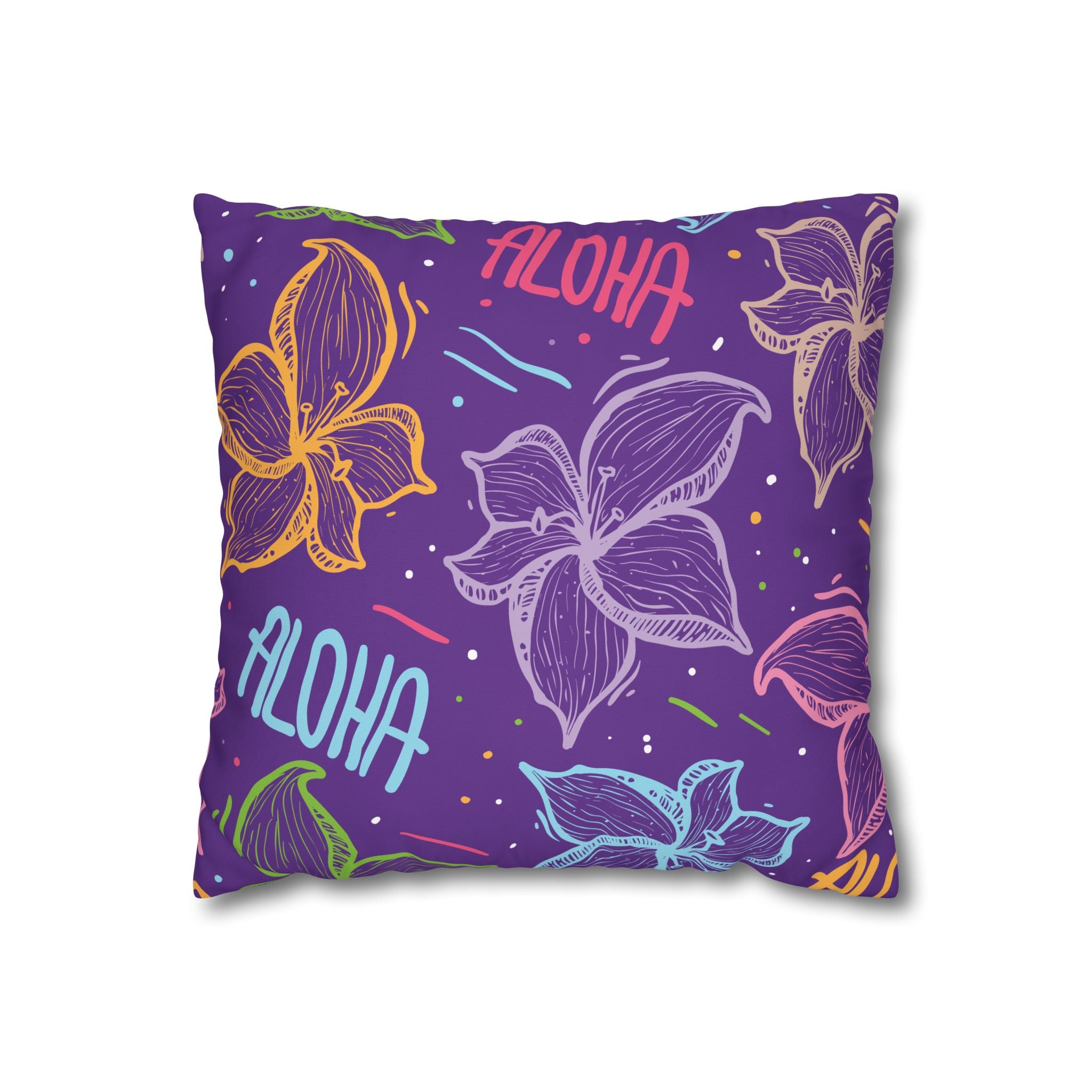 Aloha Lily Pillowcase - Tropical Floral