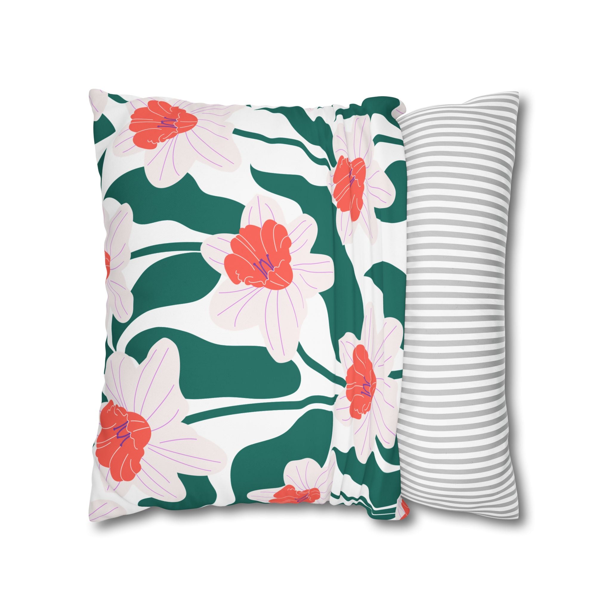 Daffodil Pillowcase - Modern Floral Design