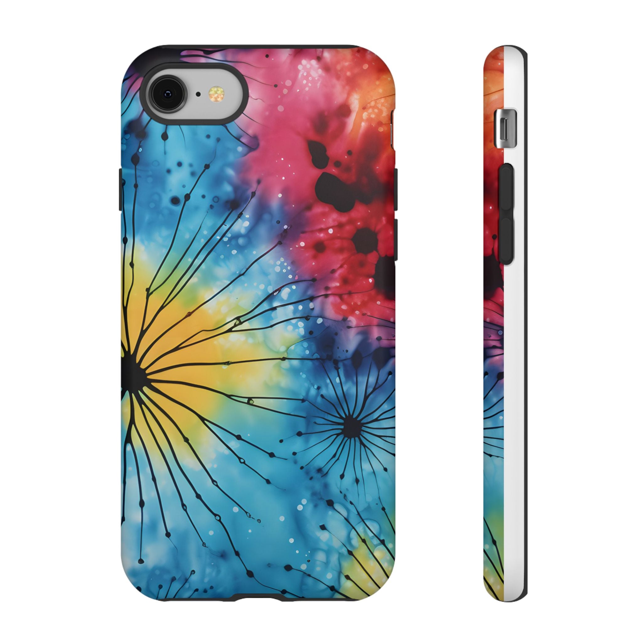 Cosmic Bloom Hexagon Stone iPhone Case