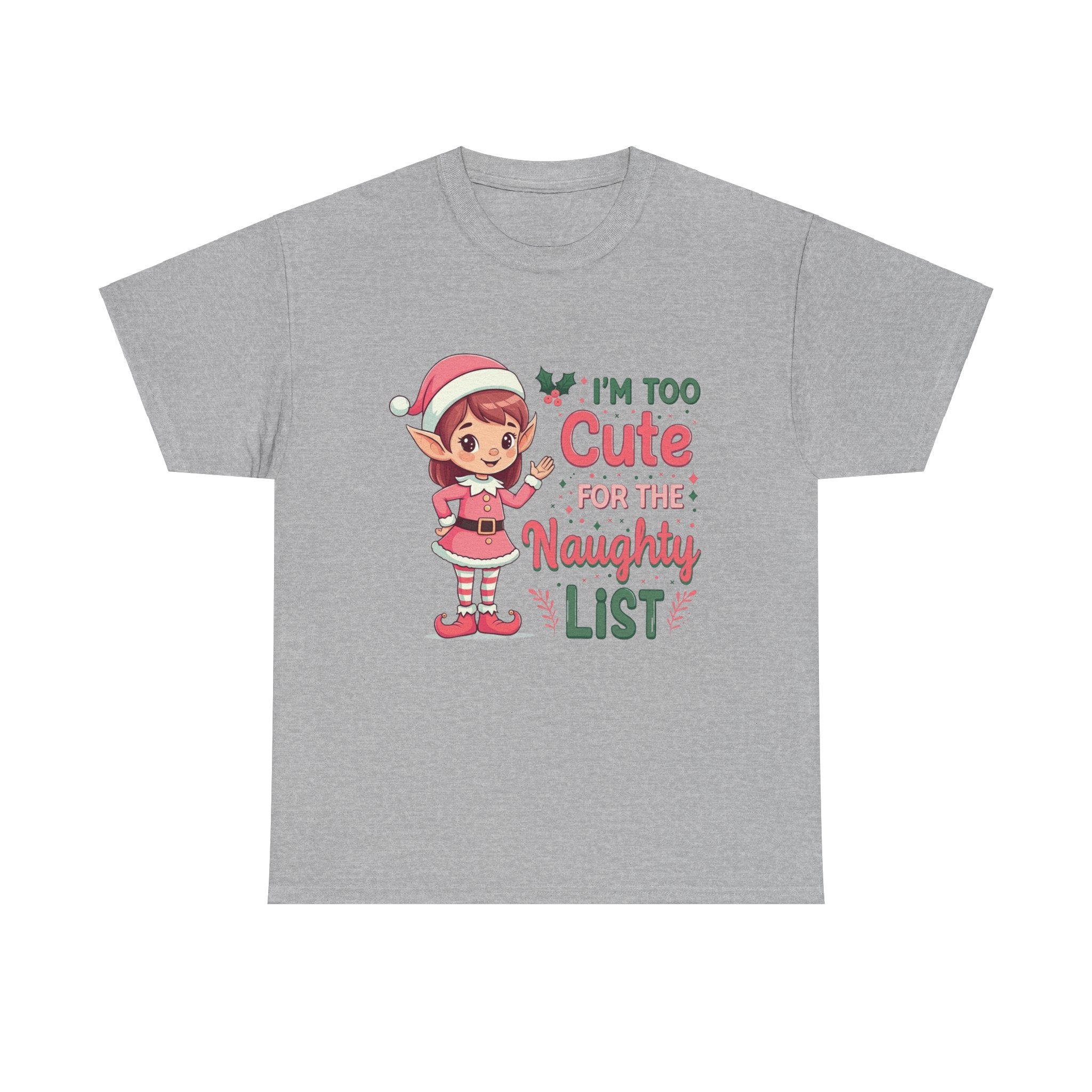 Too Cute Elf Christmas T-Shirt