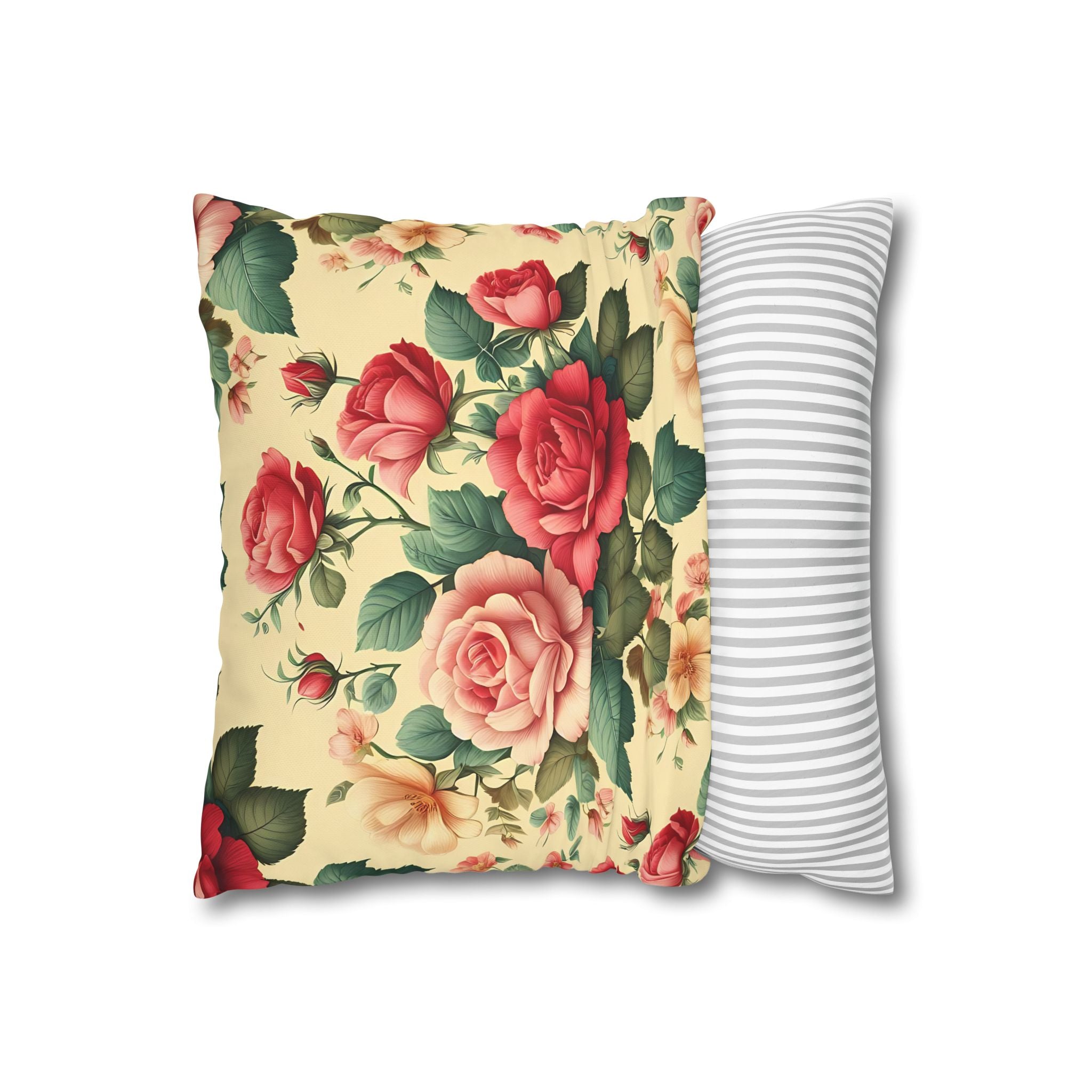 Vintage Rose Pillowcase - Floral Print