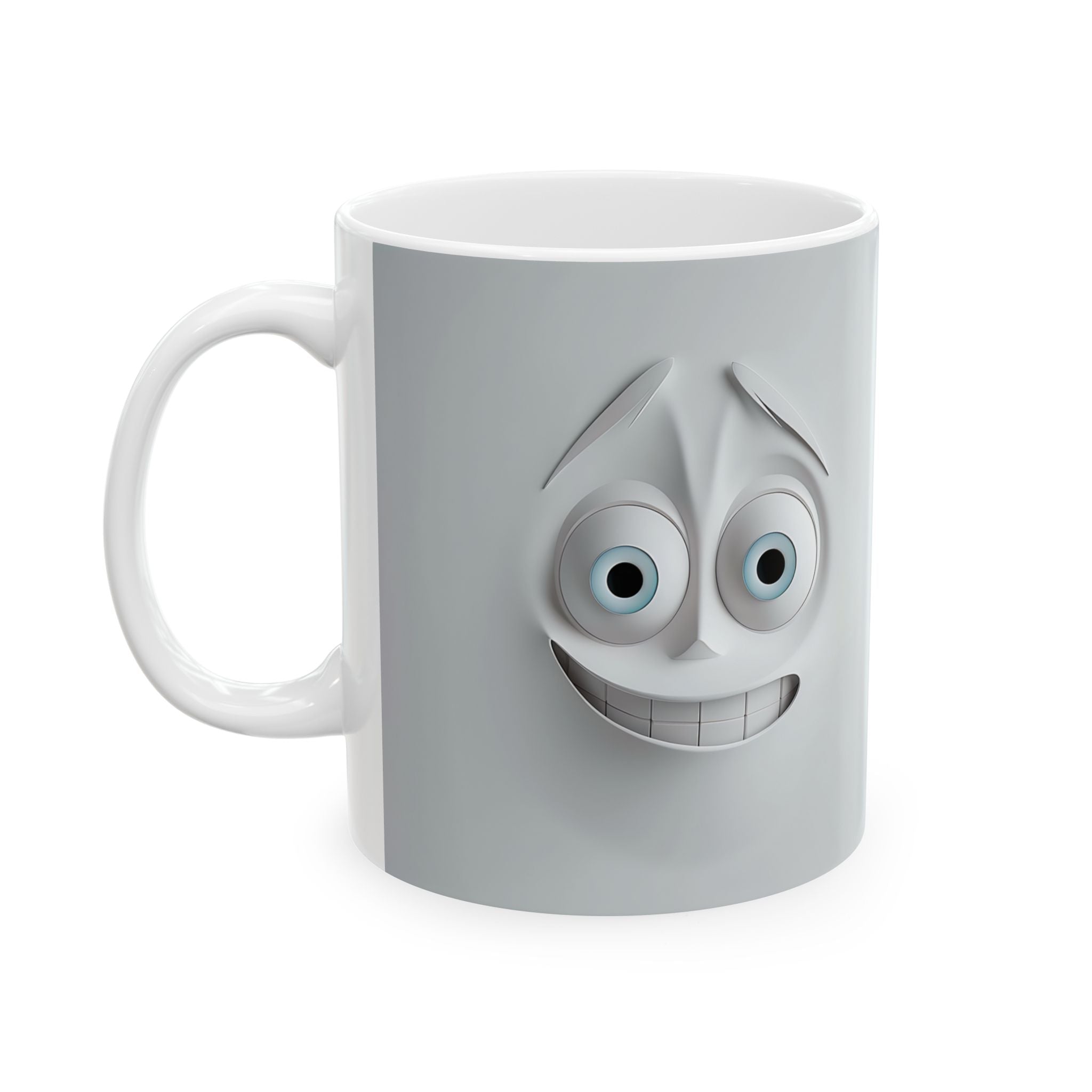 Smiling Face Mugs - Cute Duo Set