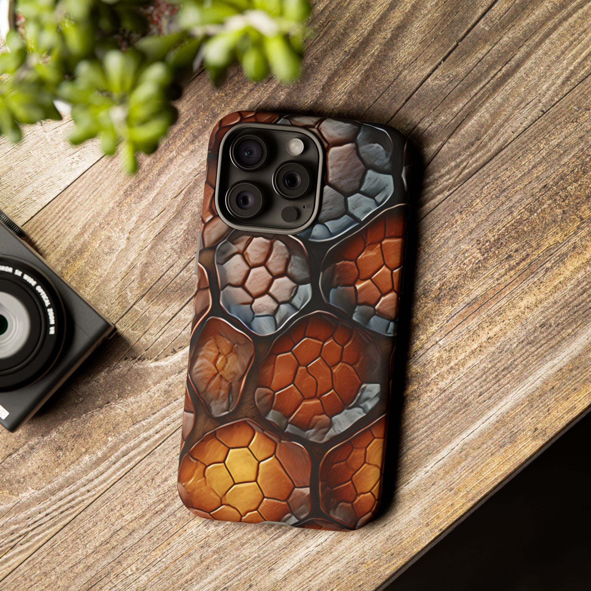 Reptilian Scales iPhone Case - 3D Texture