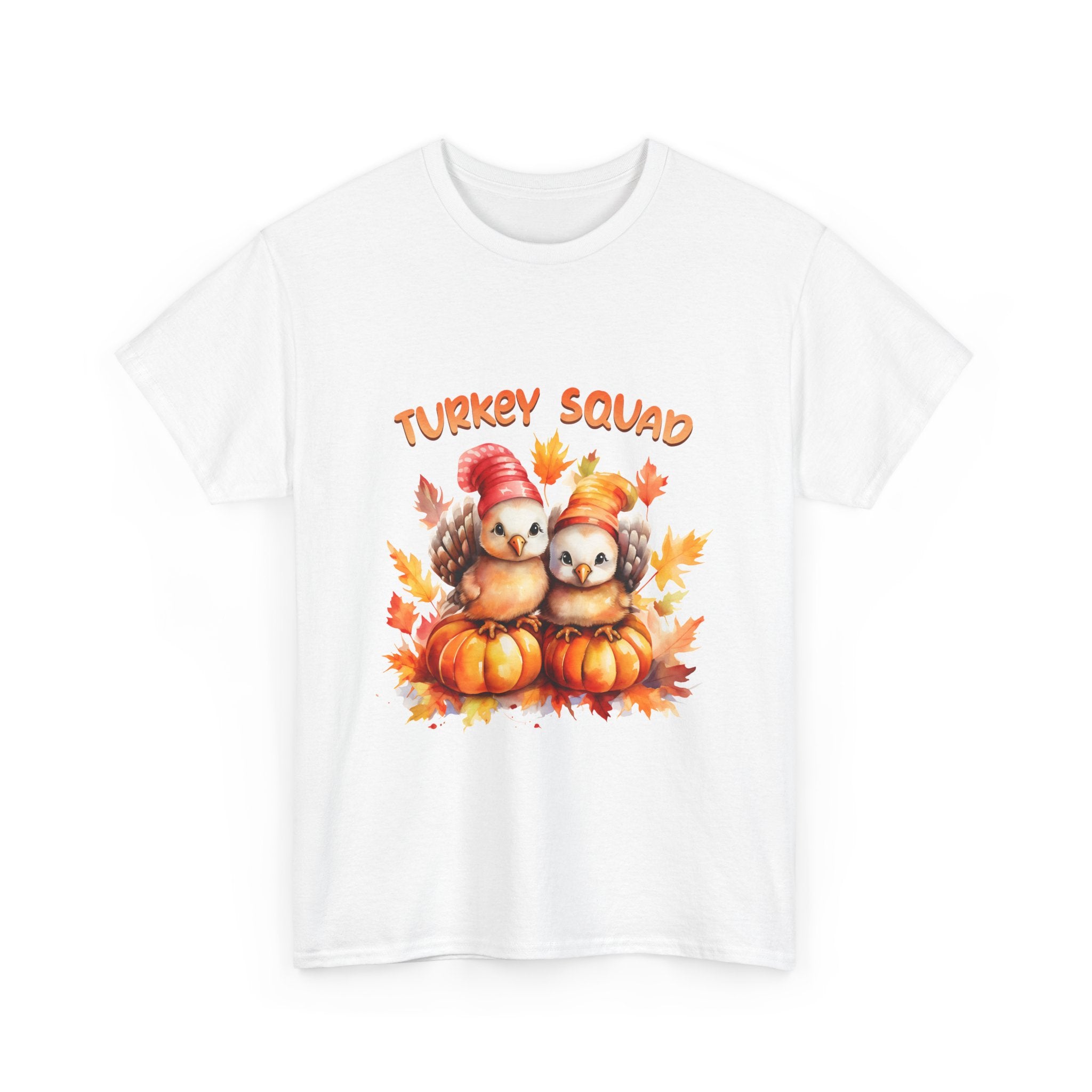 Turkey Squad: Cute Chicks Thanksgiving Tee