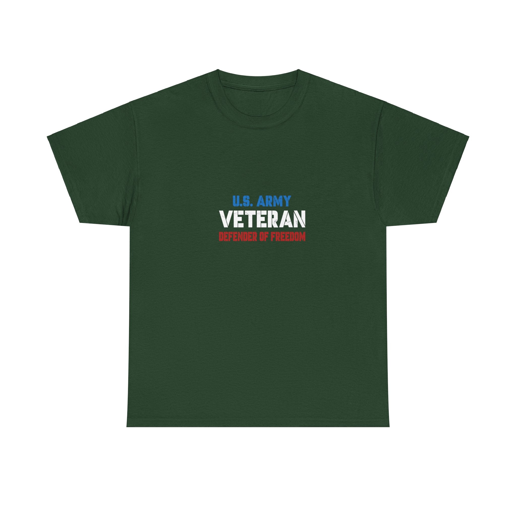 US Army Veteran T-Shirt - Defender of Freedom