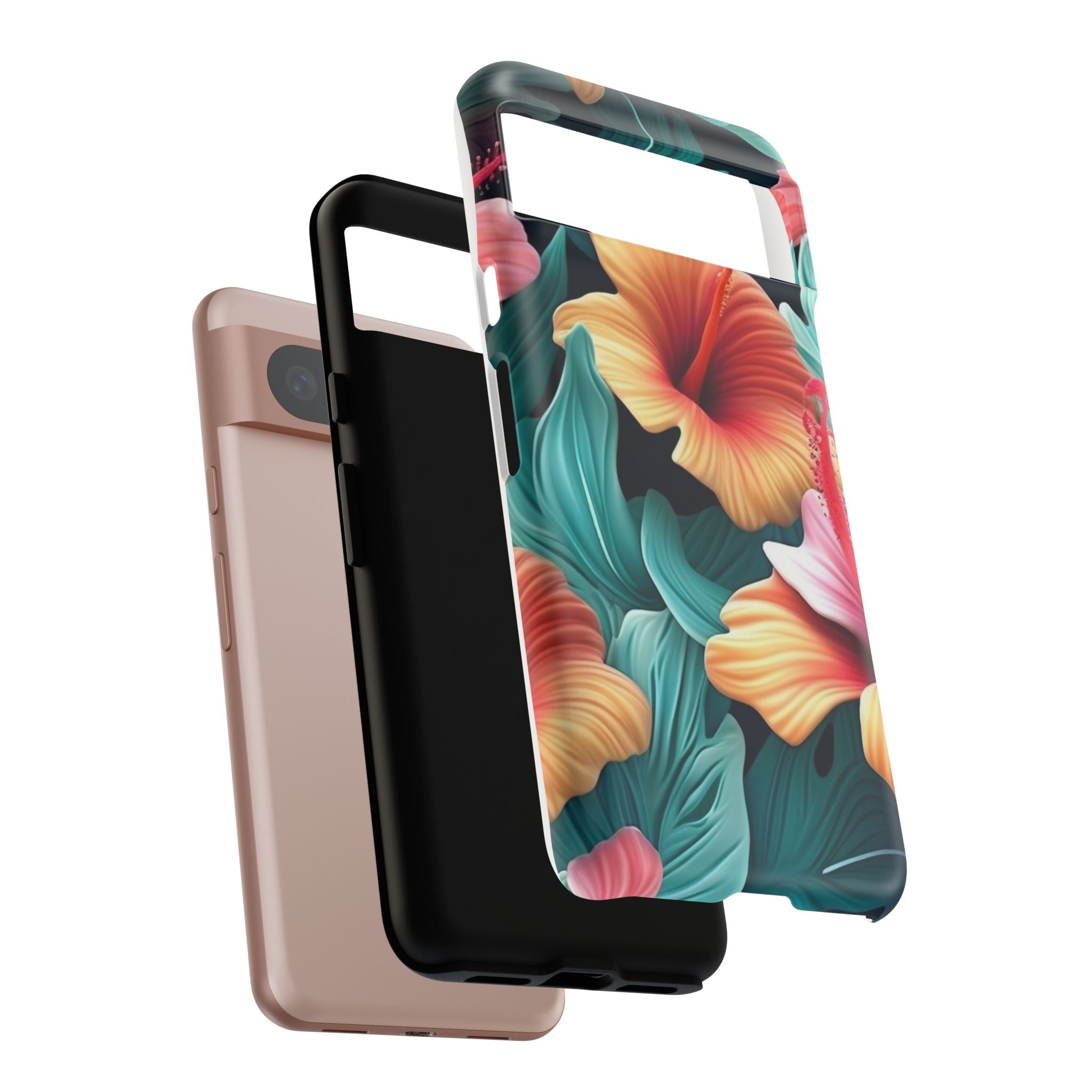 Vibrant Hibiscus Google Pixel Case (All Models)