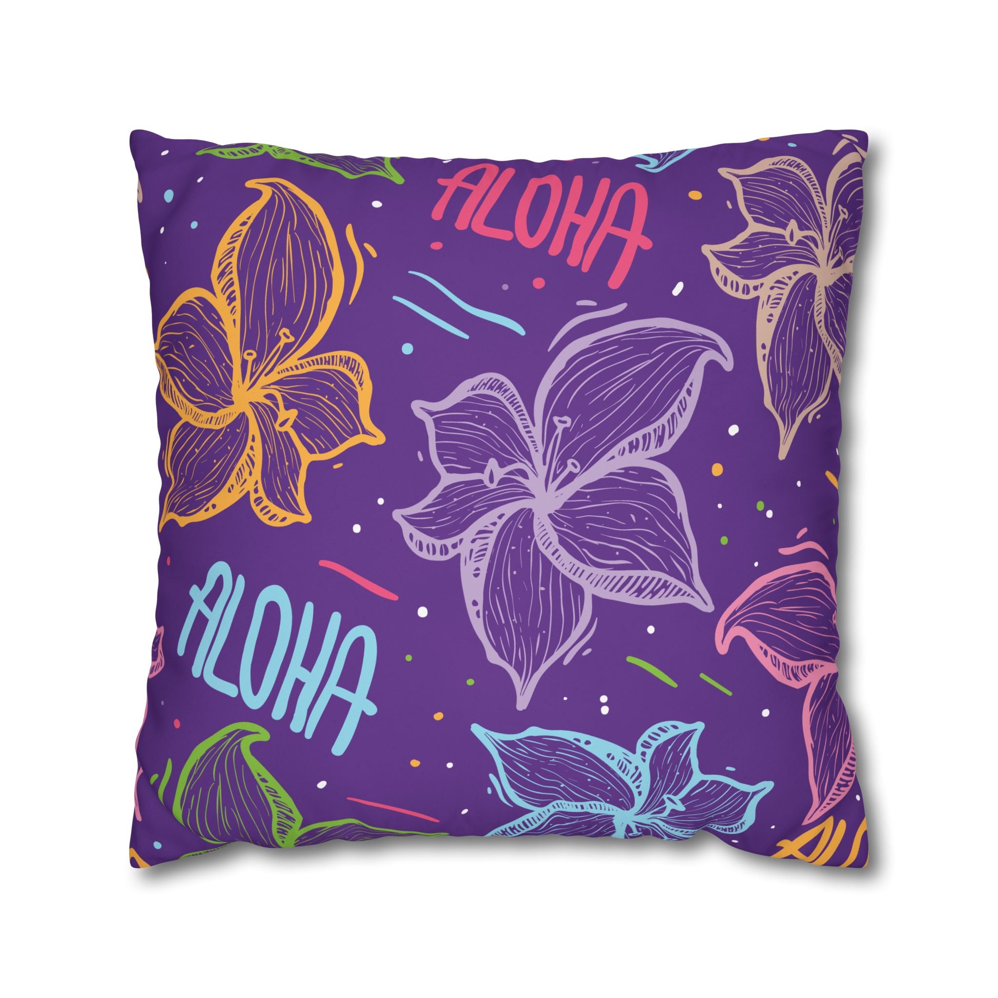 Aloha Lily Pillowcase - Tropical Floral