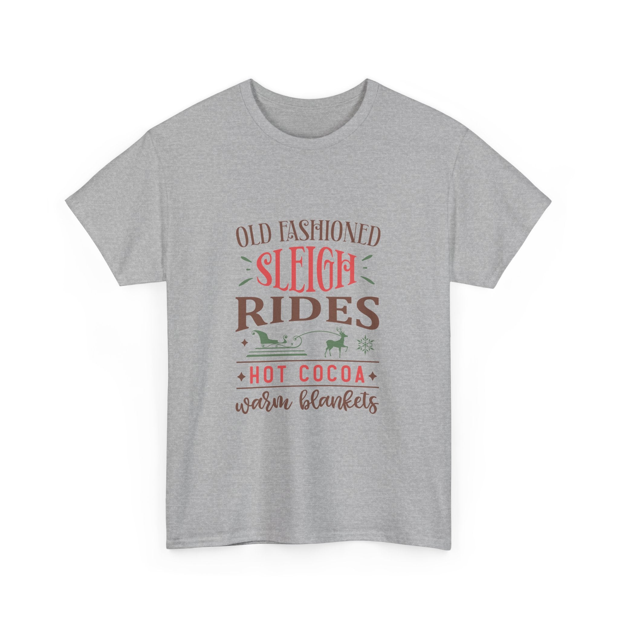 Old Fashioned Sleigh Rides Xmas Tee