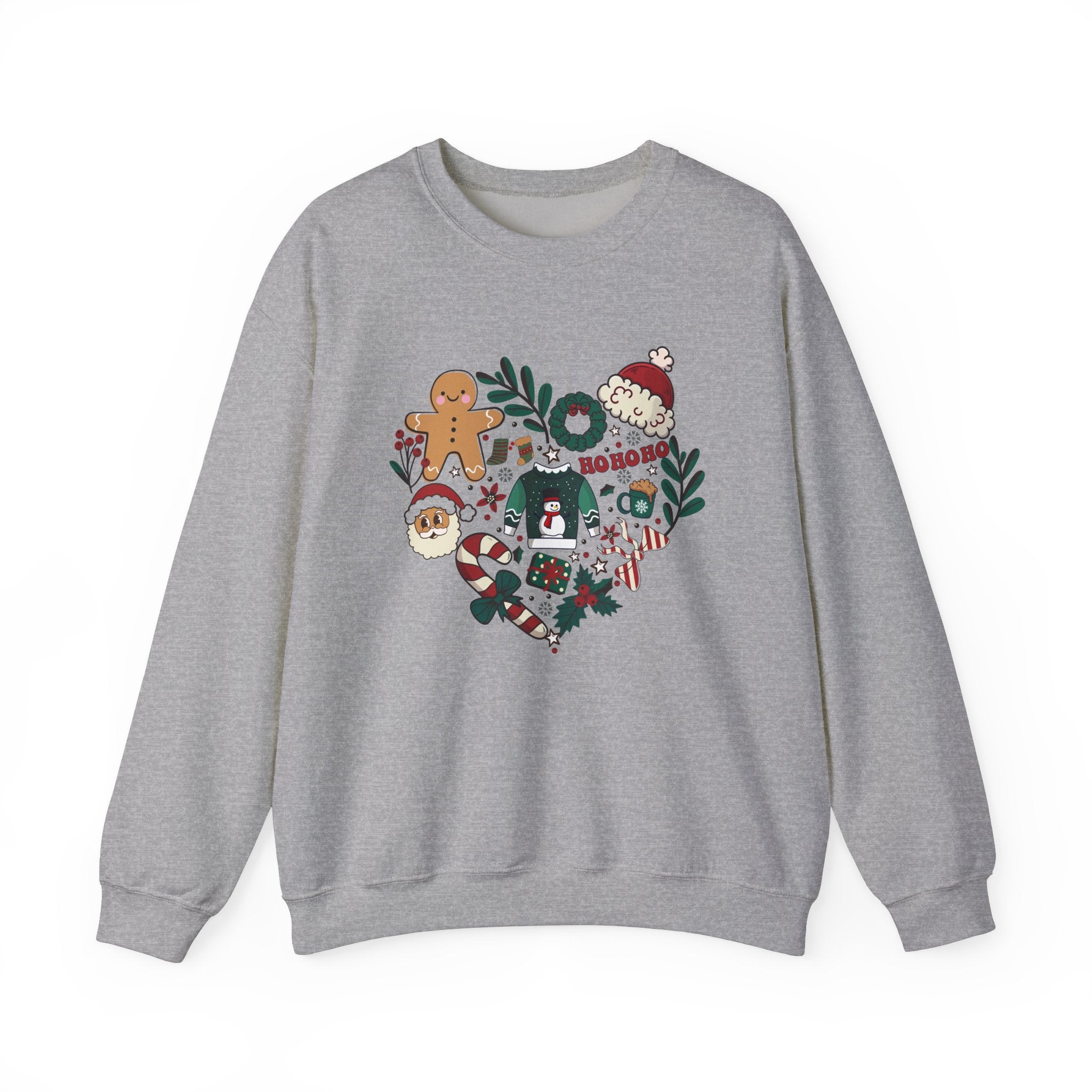 Cozy Christmas Heart Sweatshirt