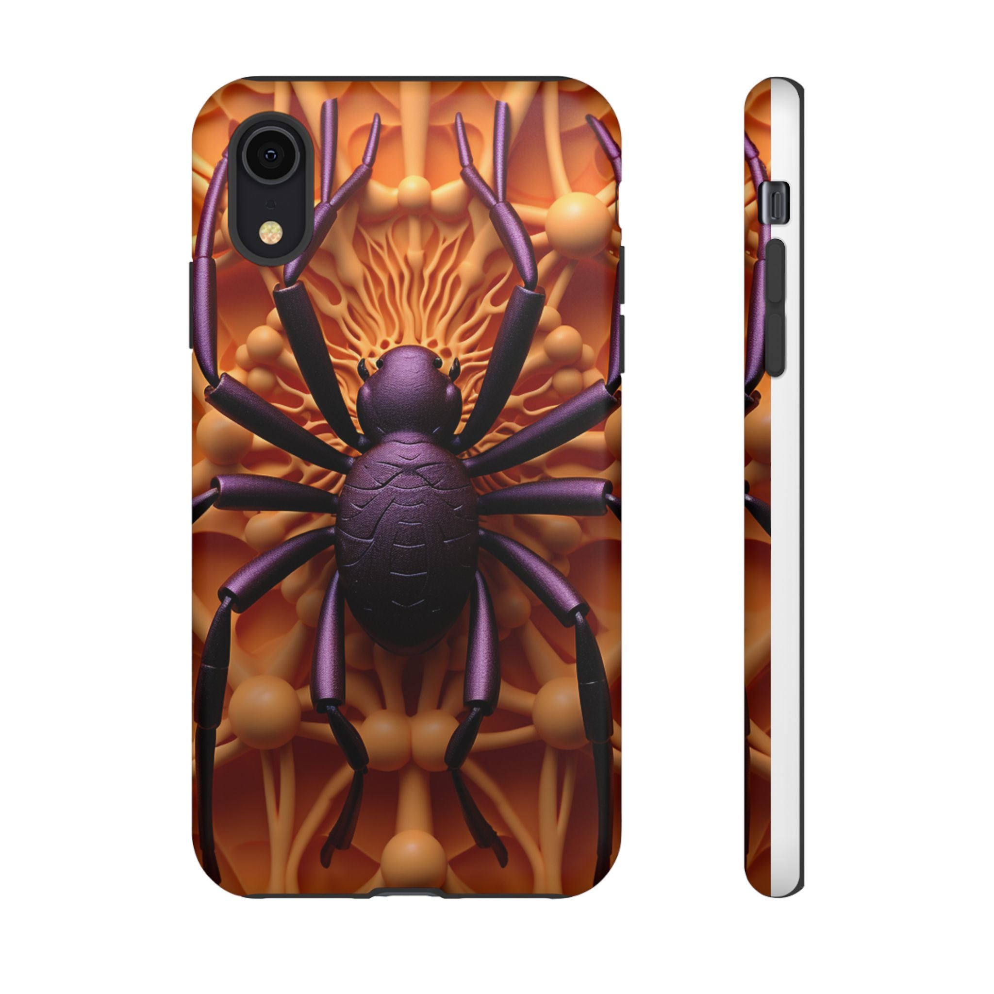 Metallic Spider Hexagon iPhone Case