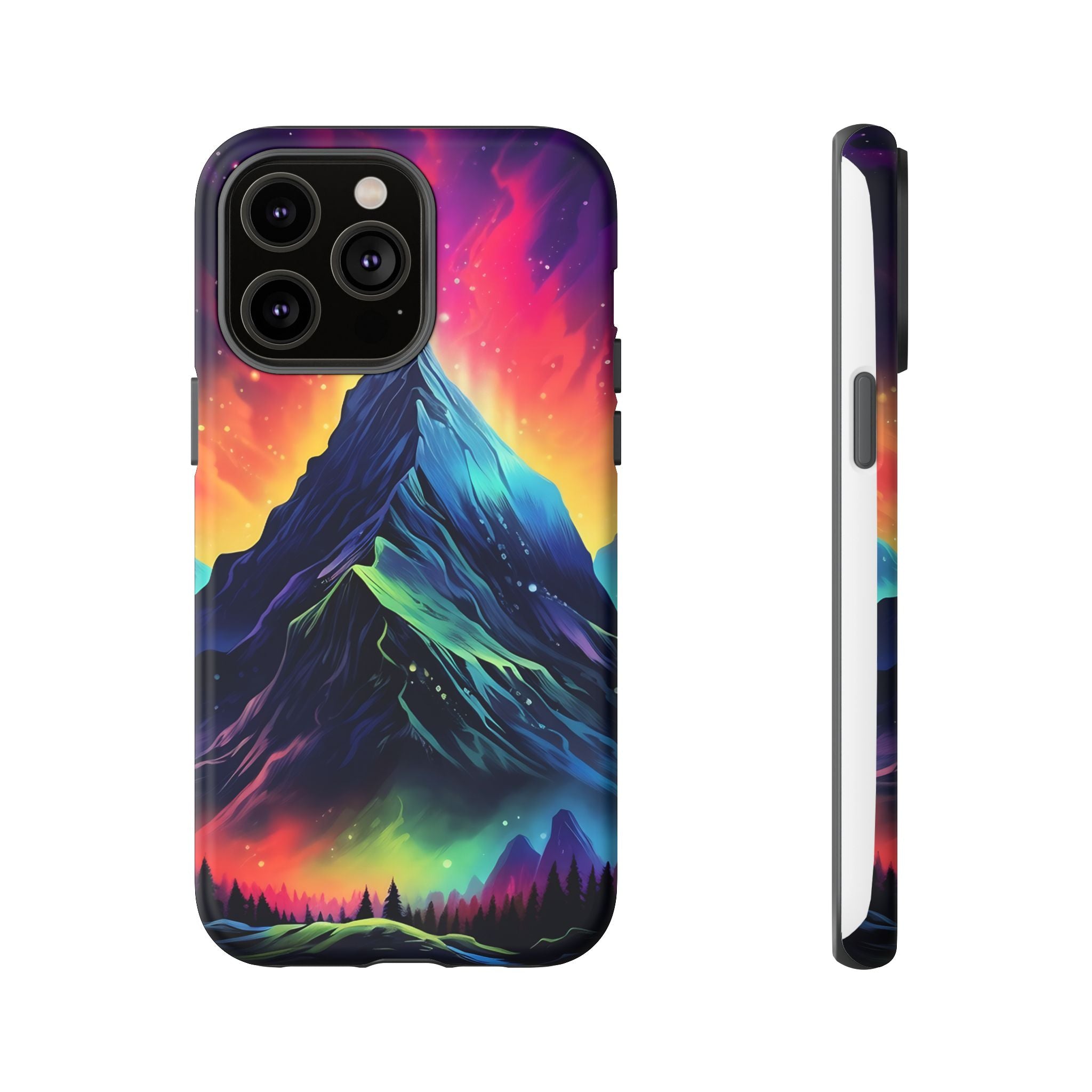 Cosmic Mountain iPhone Case - Hexagon Stone