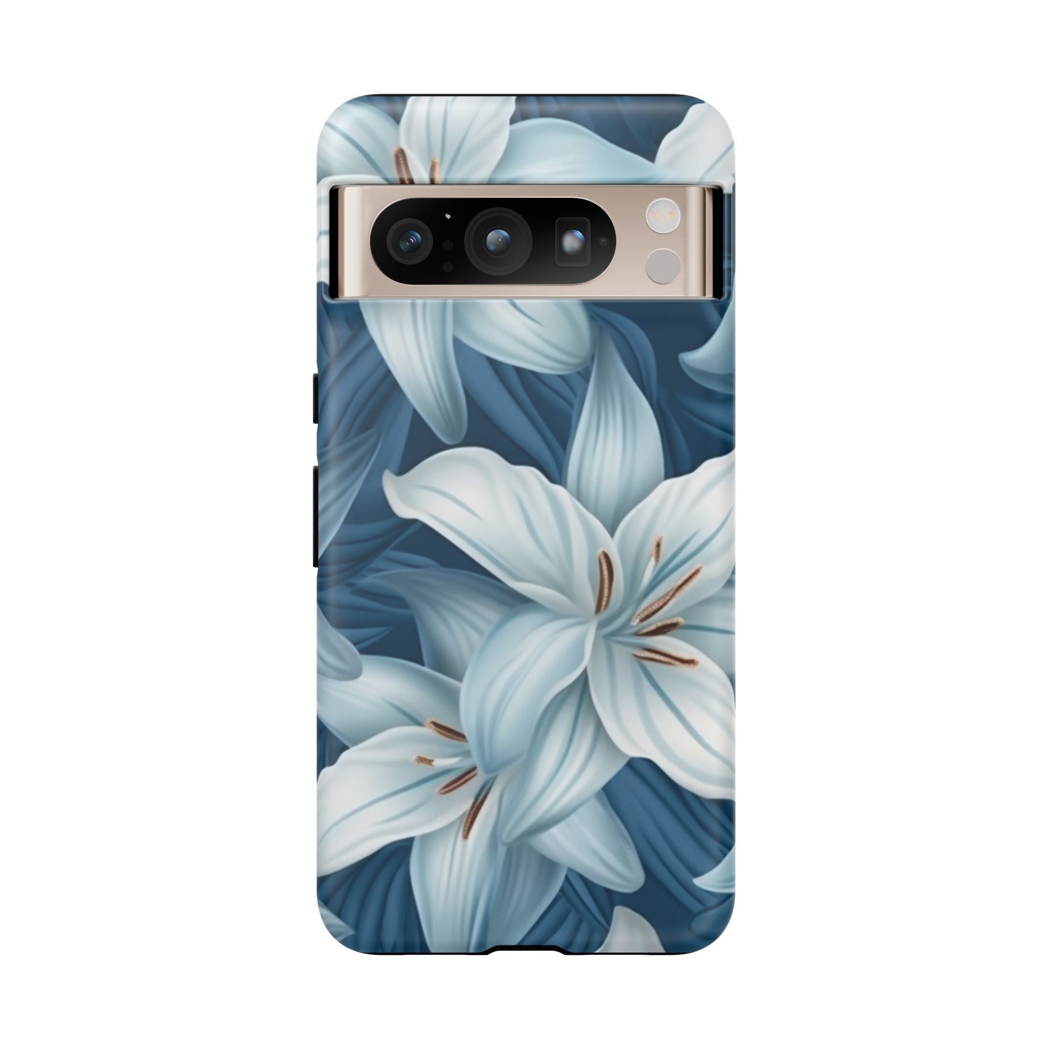 Pastel Blue Lily Google Pixel Case (All Models)