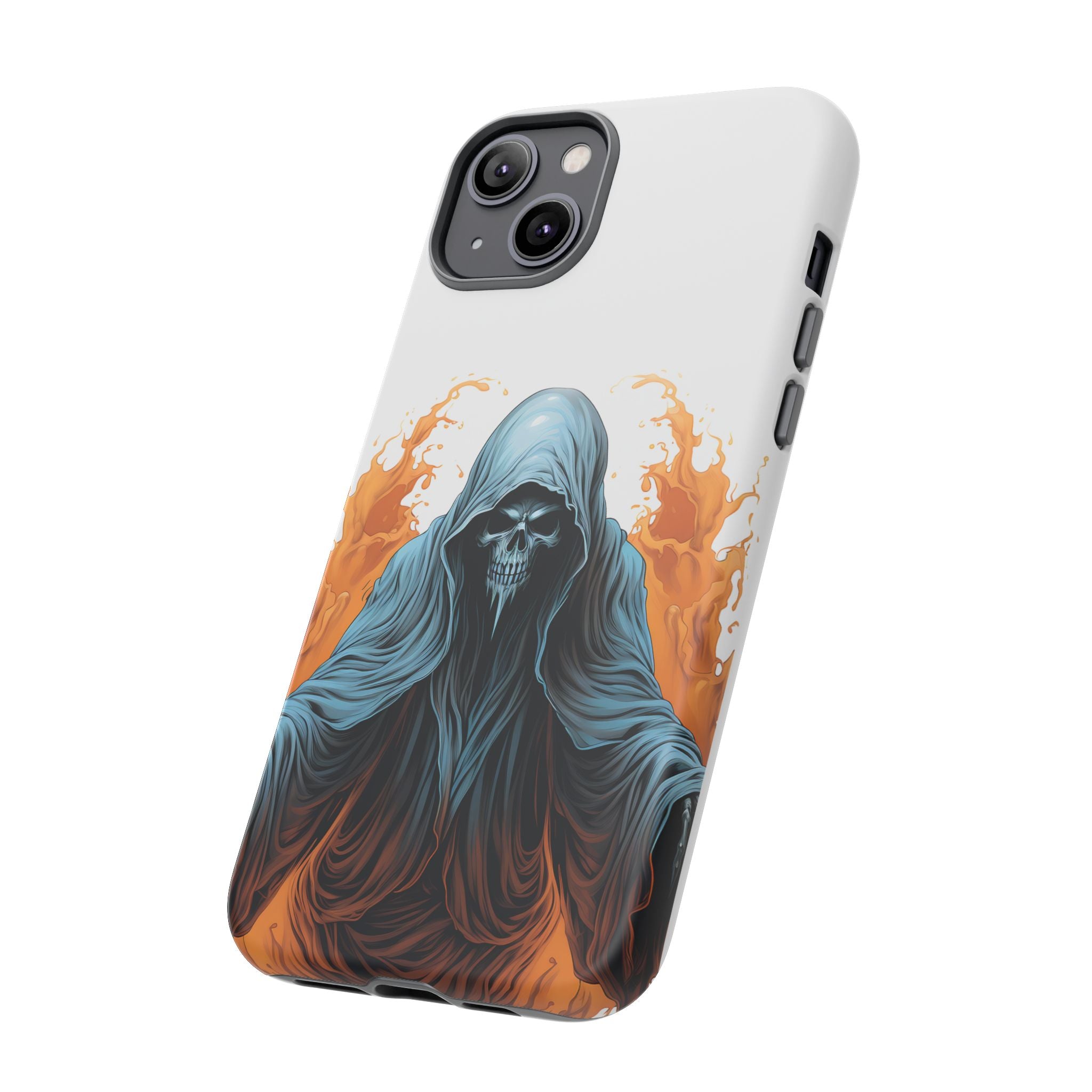 Grim Reaper Hexagon Stone iPhone Case