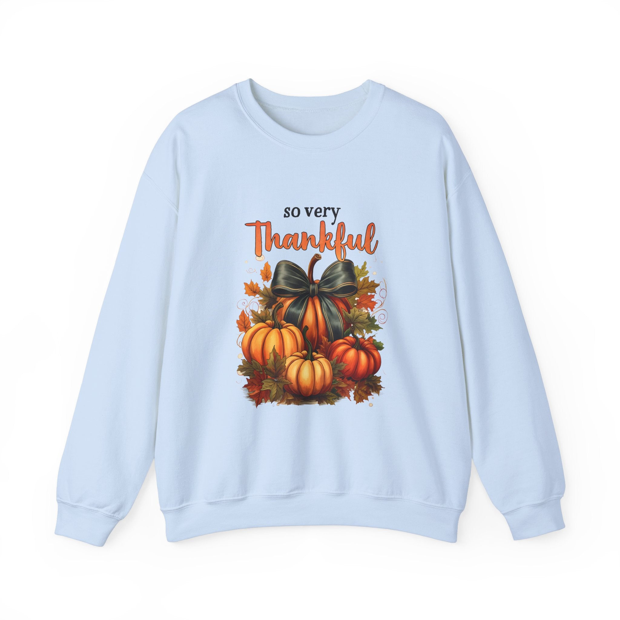 So Very Thankful Pumpkin Thanksgiving Sweatshirt