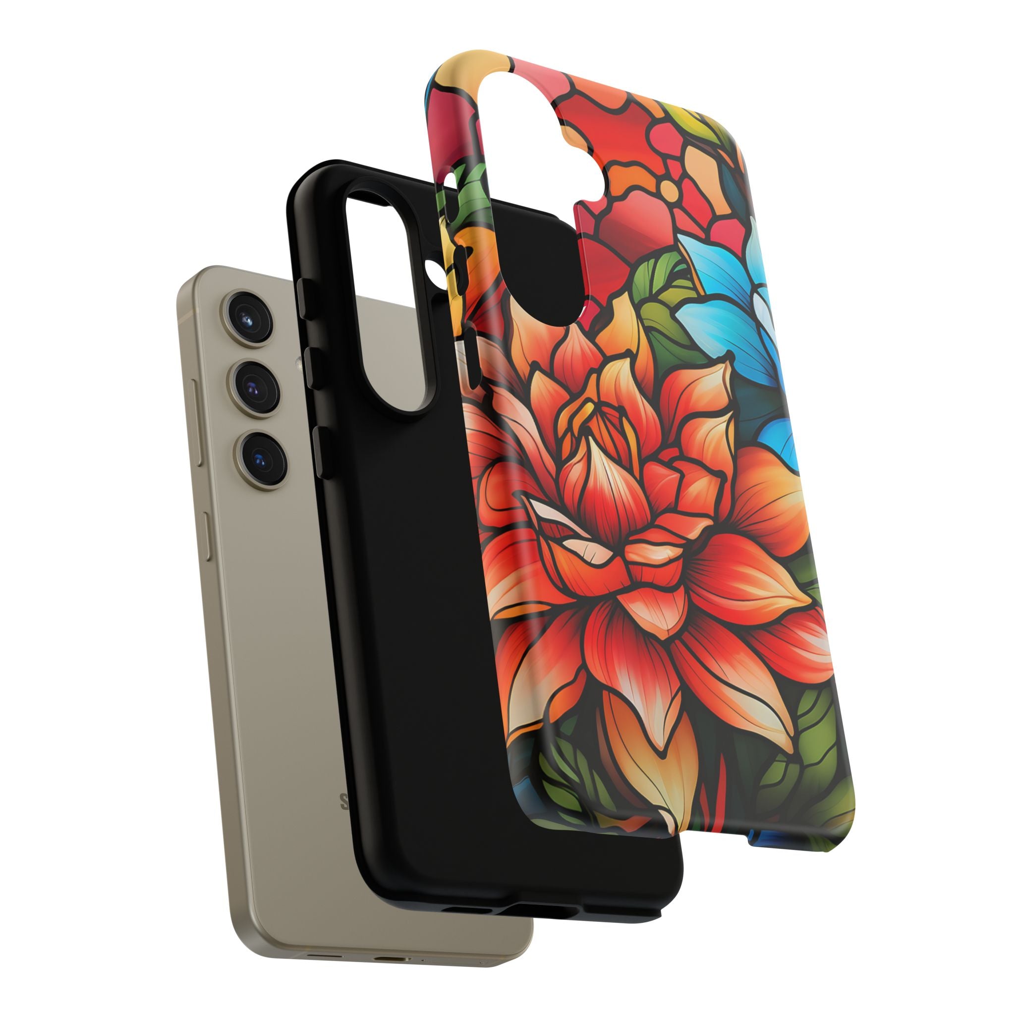 Stained Glass Floral Samsung Case