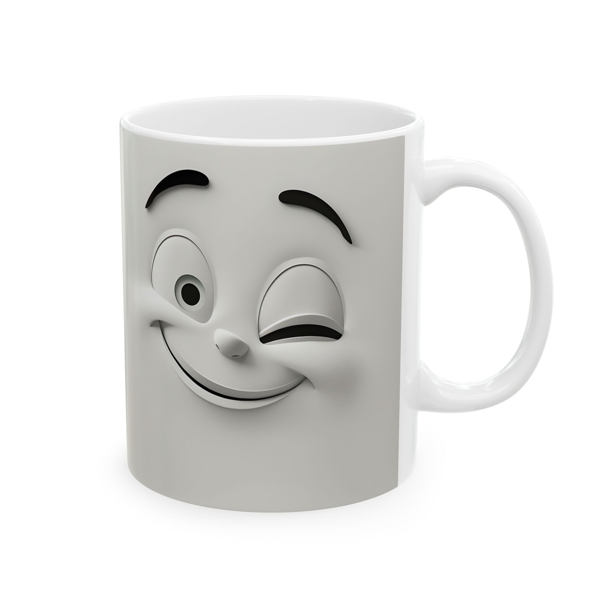 Winking Faces Mug - Cute & Cheerful