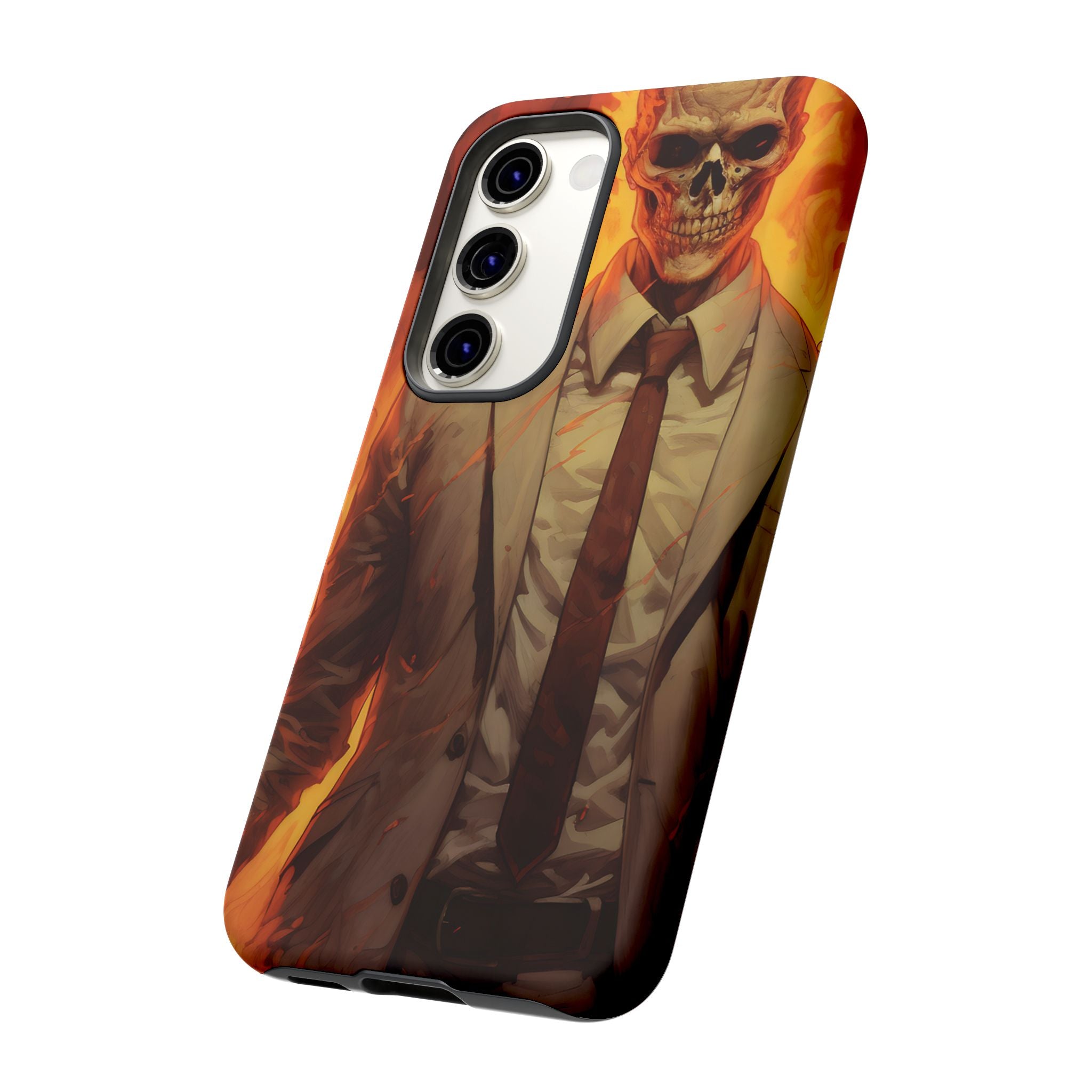 Fiery Skull Samsung Case