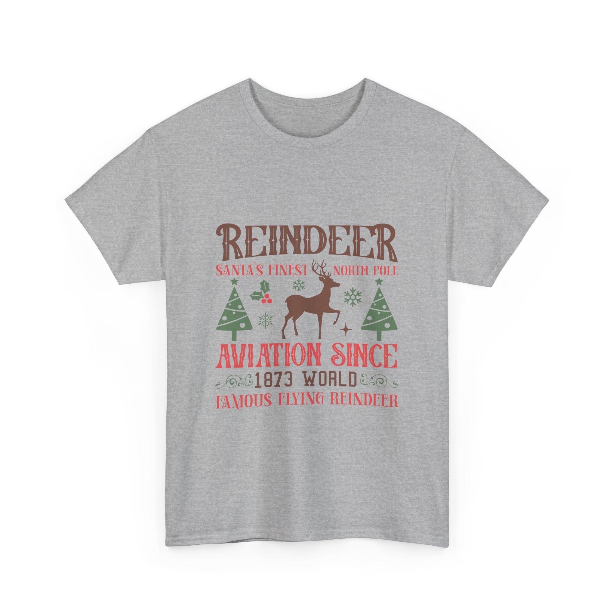 Reindeer Aviation Since 1873 Xmas Tee