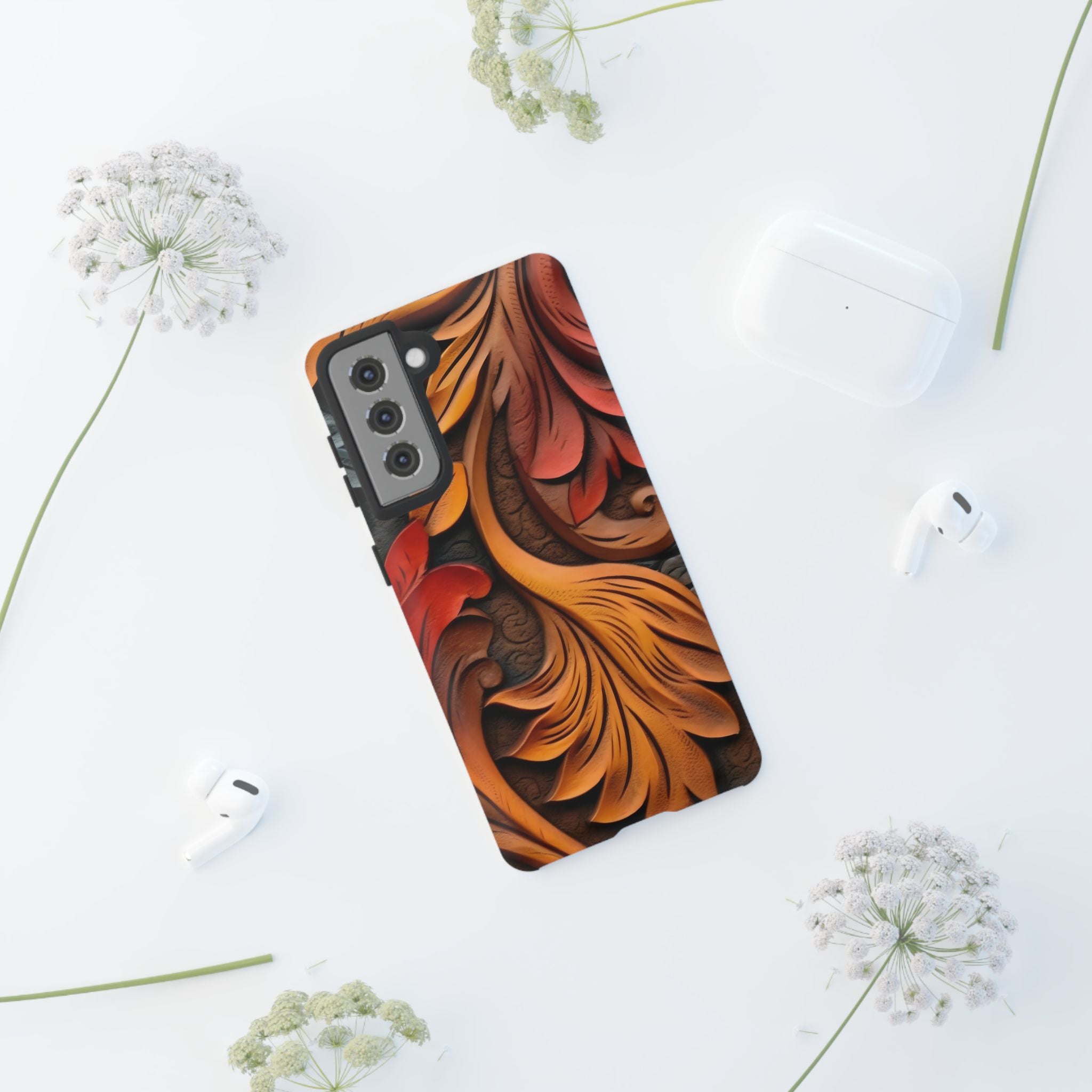 Baroque Floral Samsung Phone Case