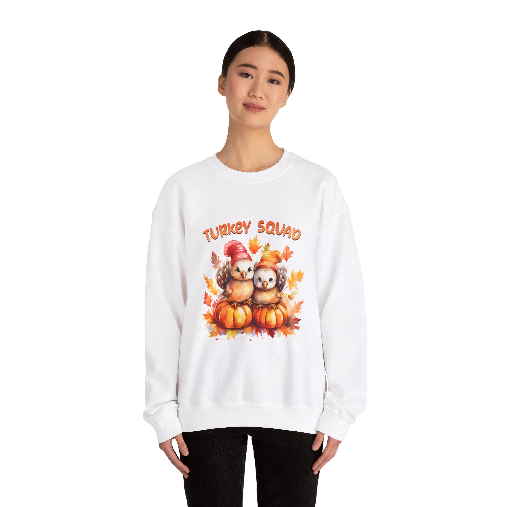 Turkey Squad Chick Thanksgiving Sweatshirt