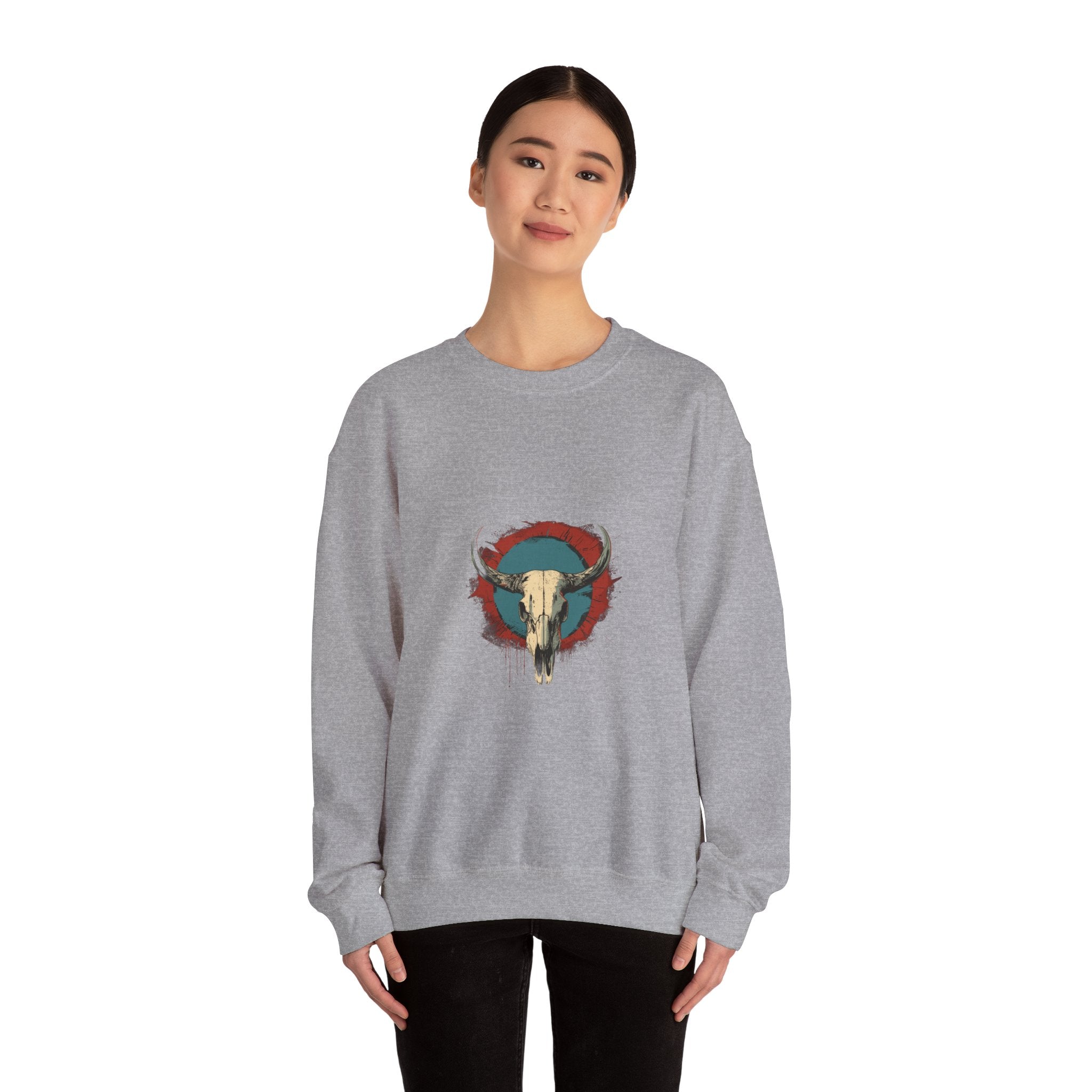 Bull Skull Vintage Sweatshirt