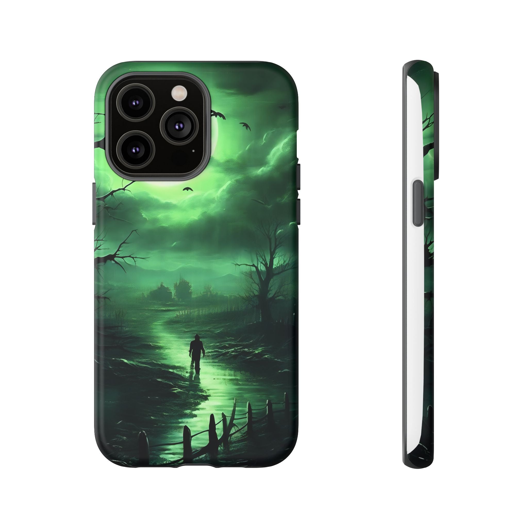 Swamp Moon Gothic iPhone Case - Hexagon Stone