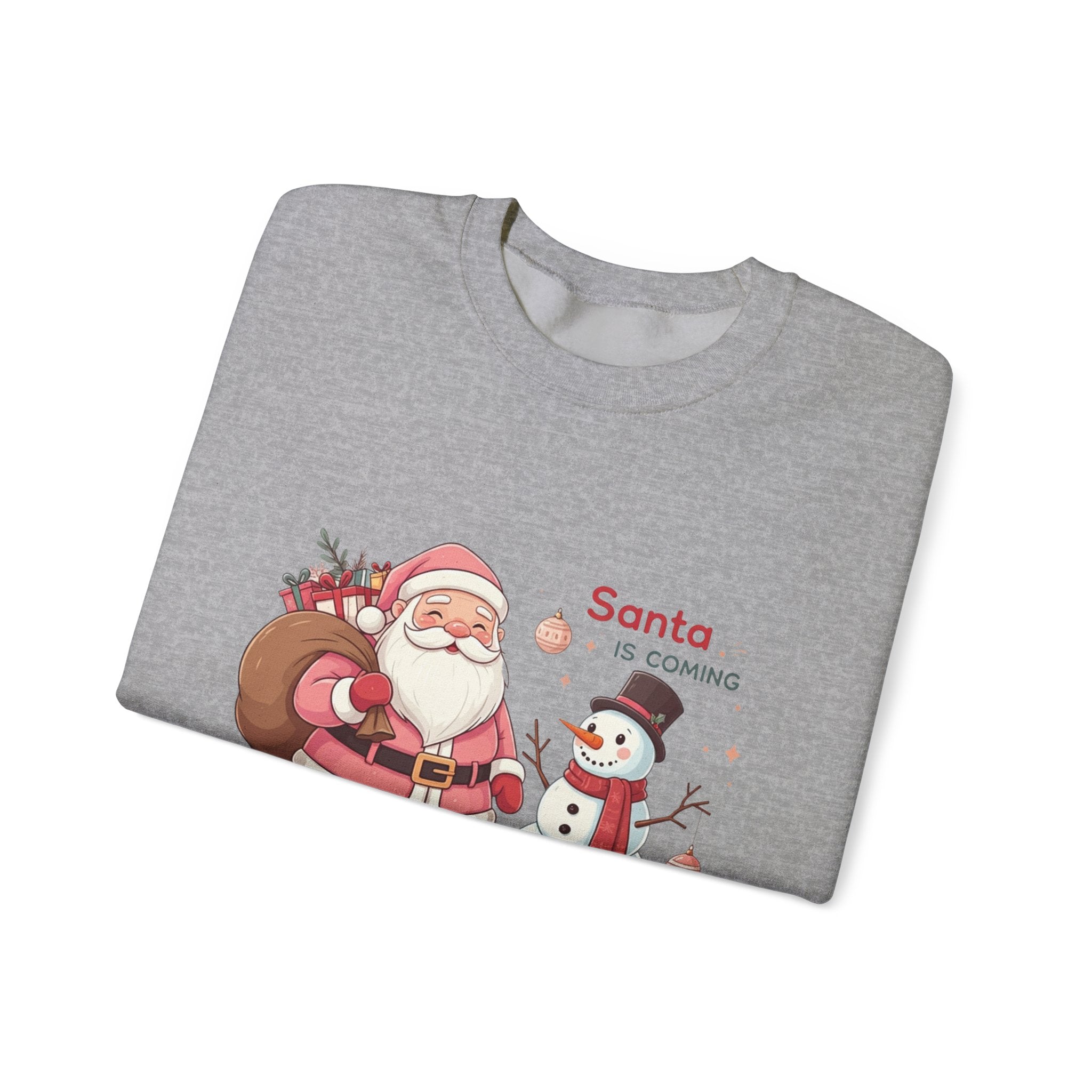 Pink Santa Christmas Sweatshirt