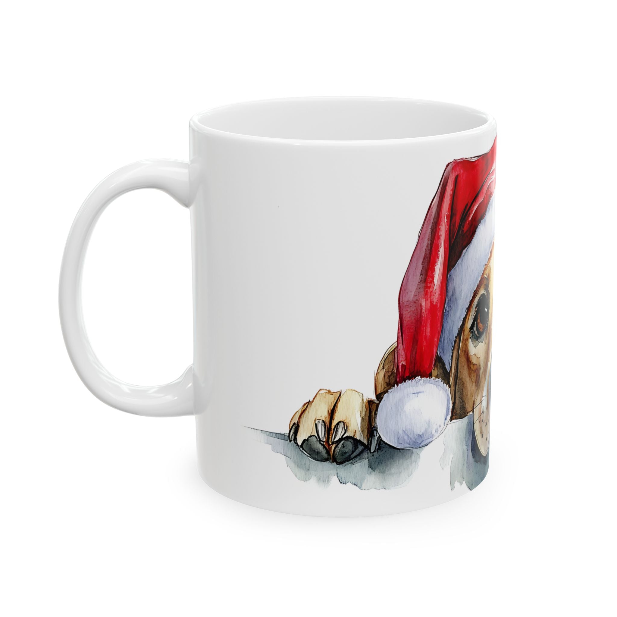 Santa Paws Lab Mug: Christmas Dog