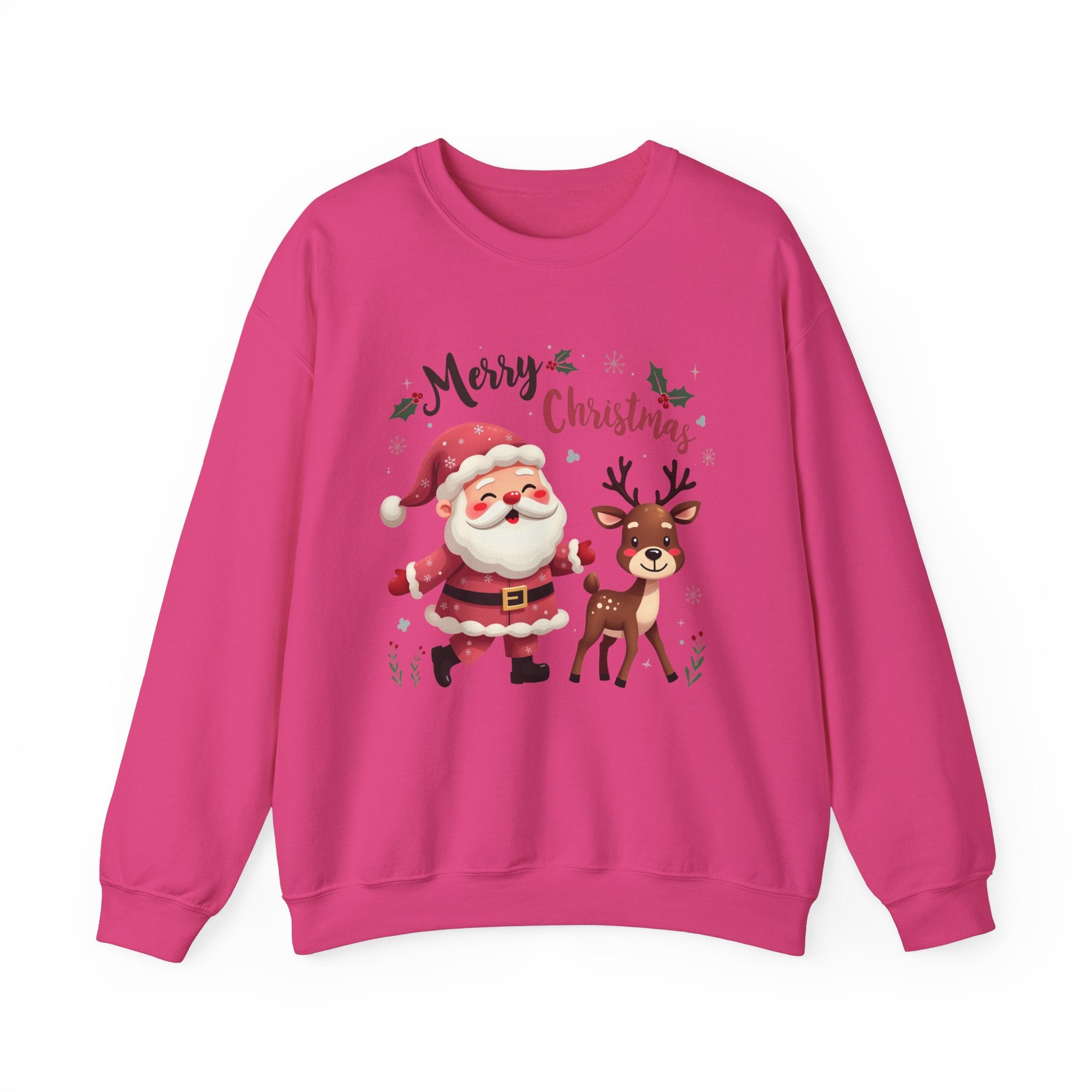 Santa & Reindeer Christmas Sweatshirt