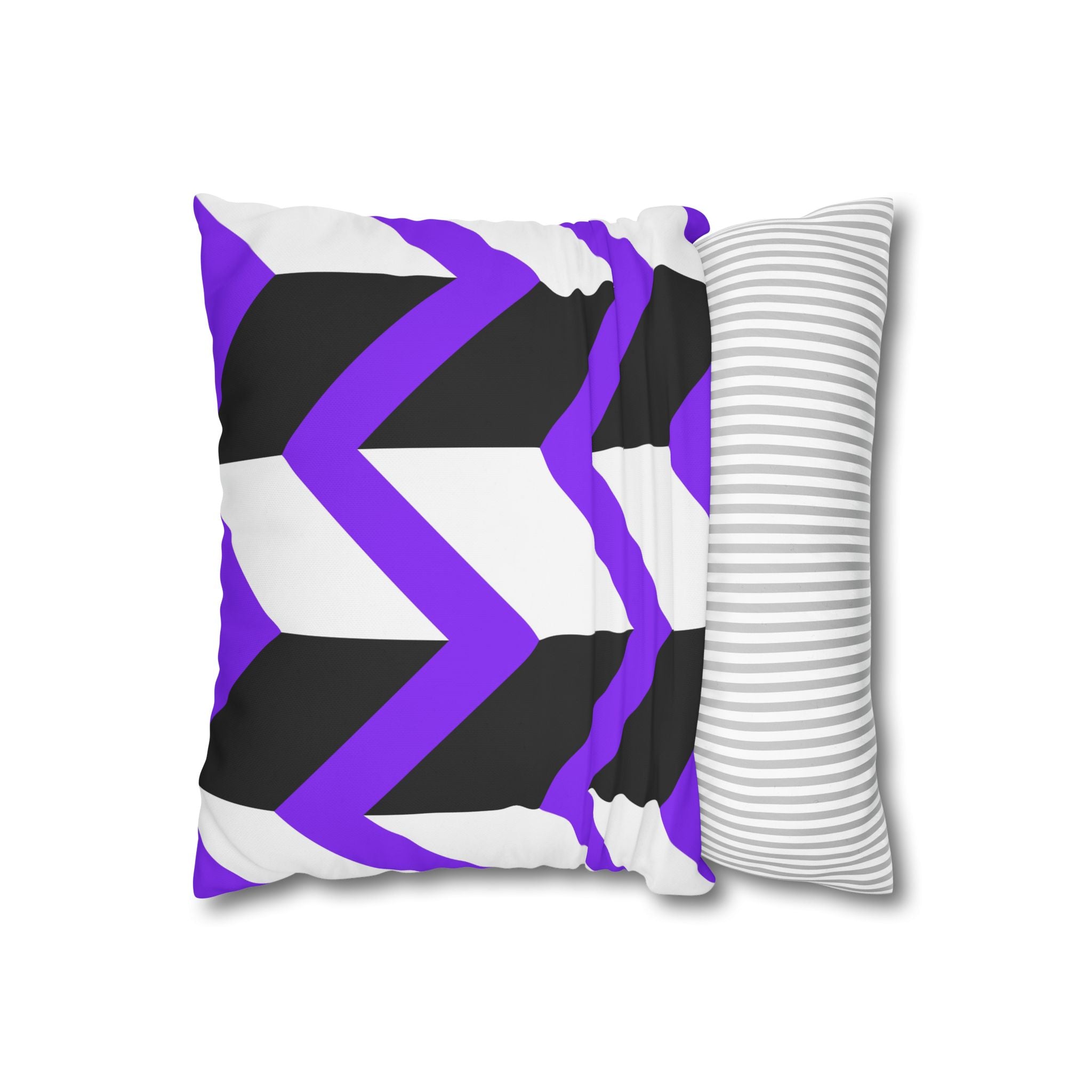 Geometric Zigzag Purple Pillowcase