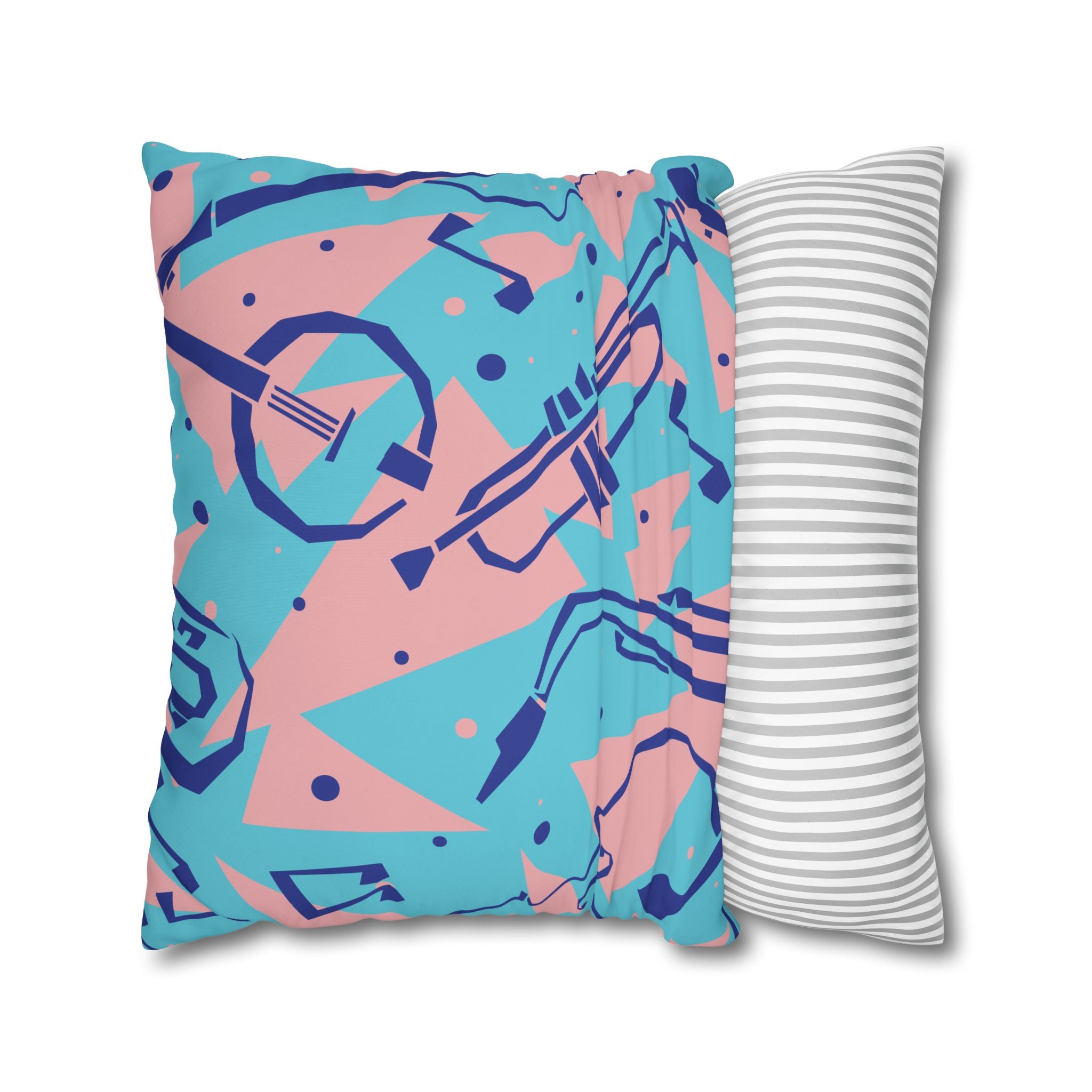 Retro Jazz Pillowcase - 80s Music Design