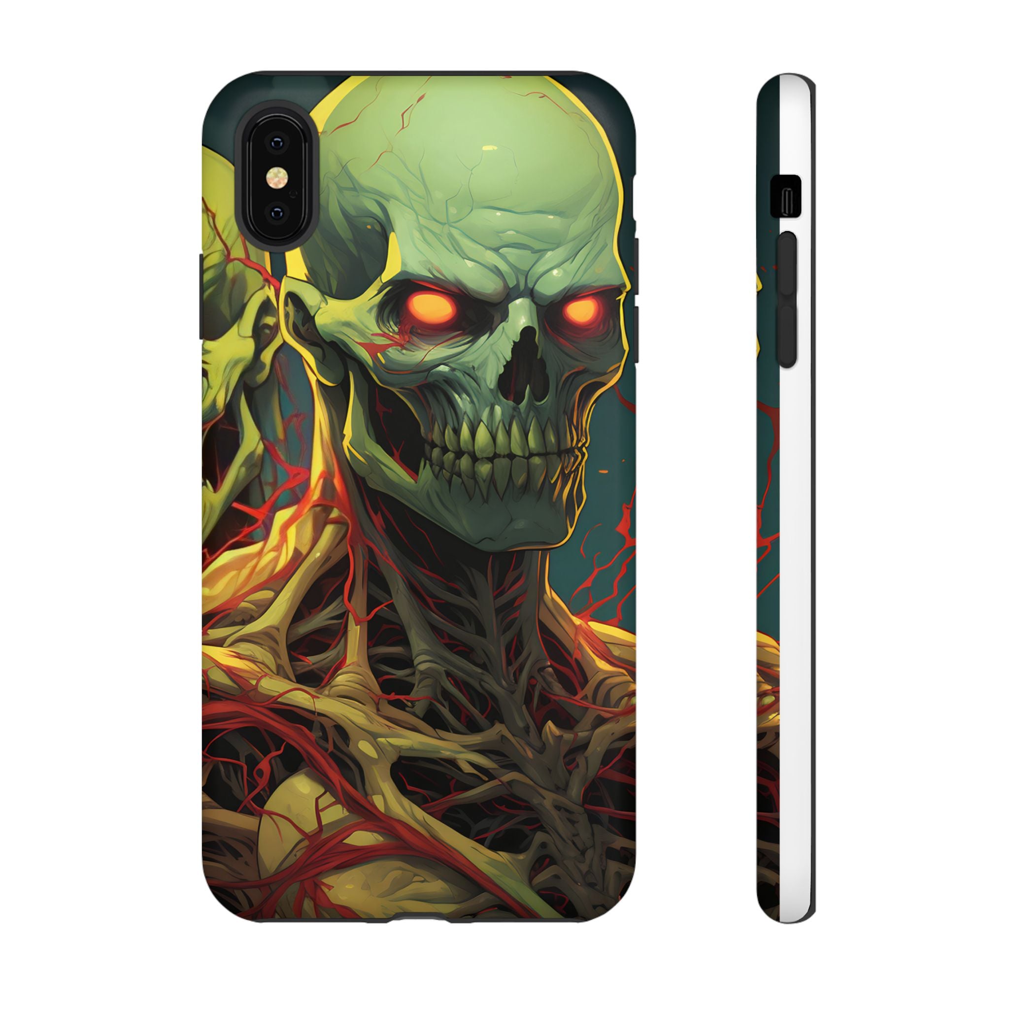 Glowing Skull Hexagon iPhone Case