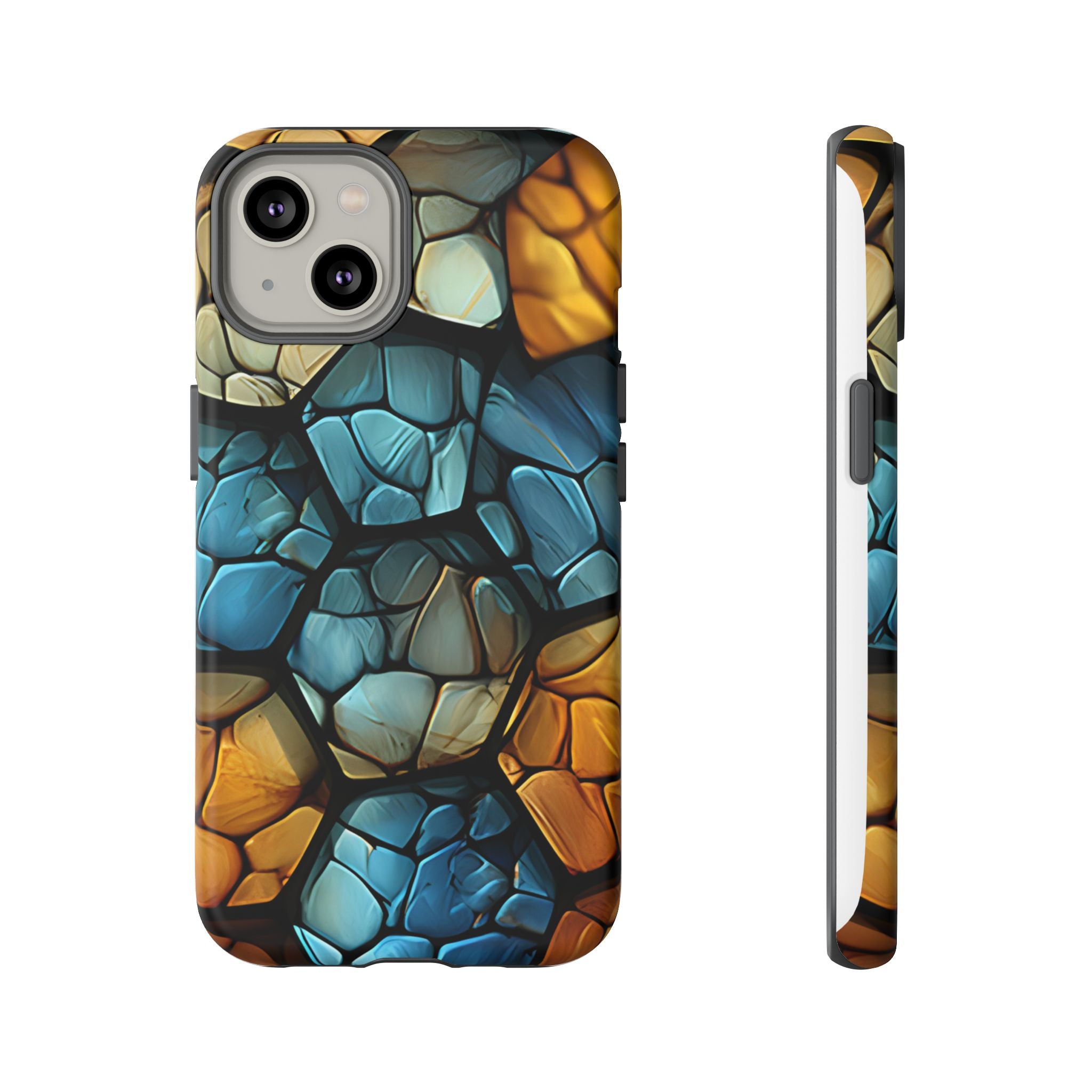 Abstract Stone Mosaic iPhone Case