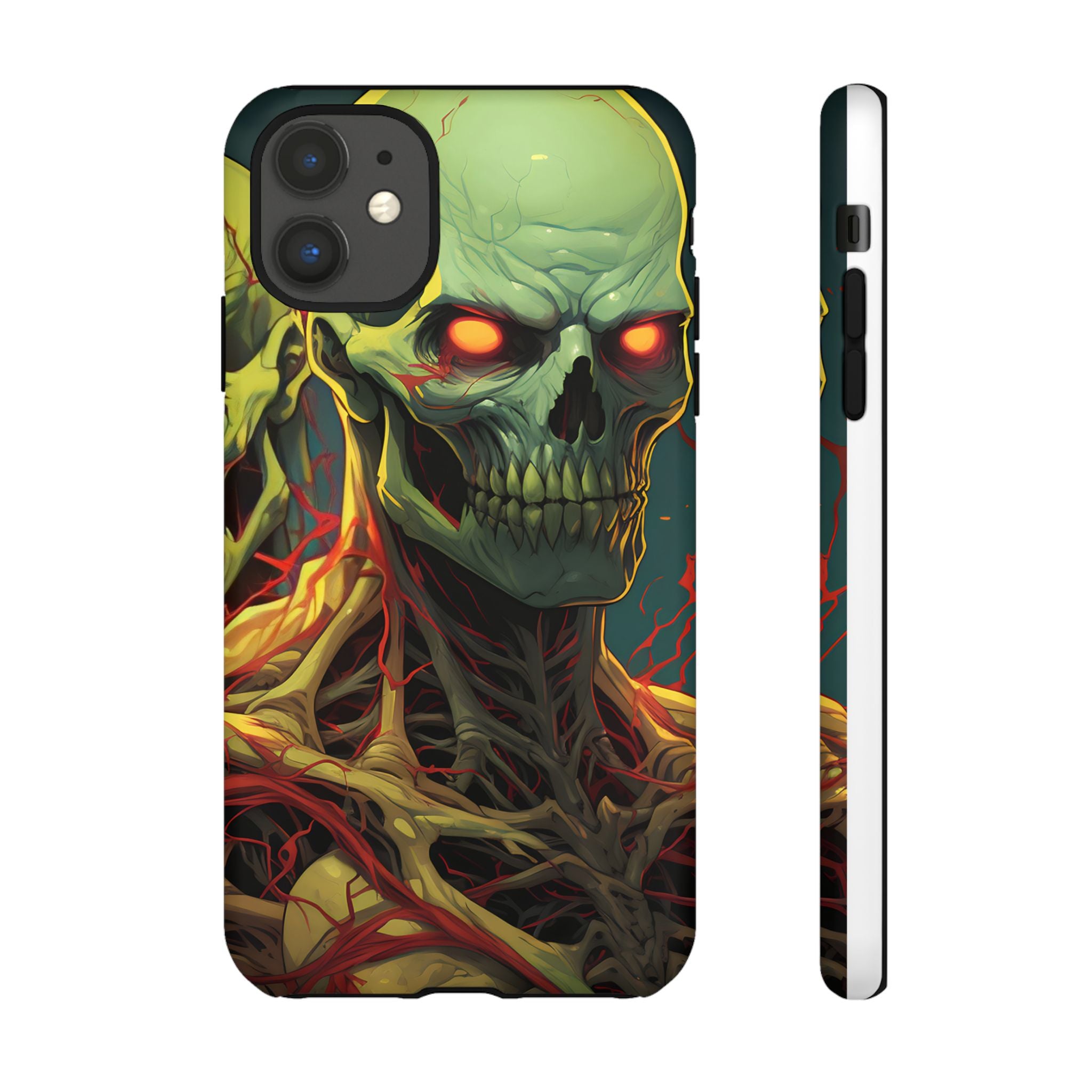 Glowing Skull Hexagon iPhone Case