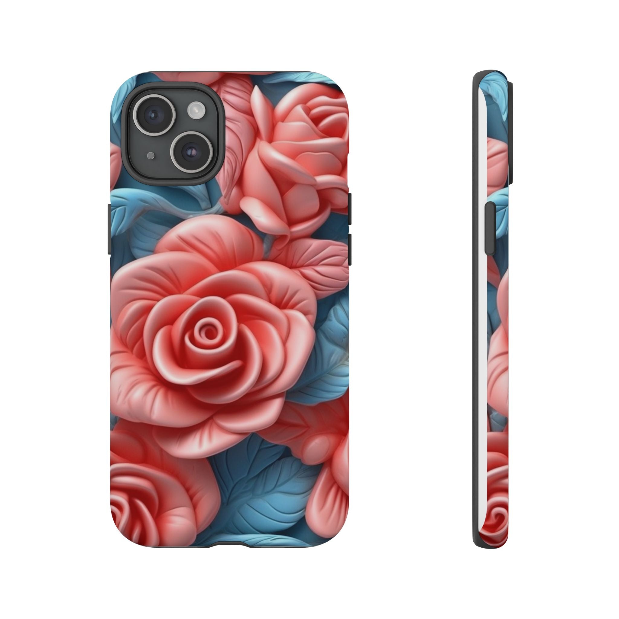 Stylized Floral iPhone Case - Hexagon Stone