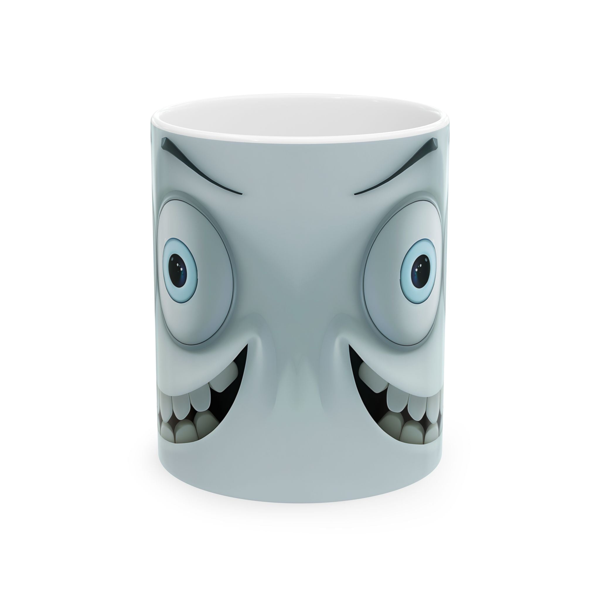 Cute Cartoon Face Mugs - Set of 2