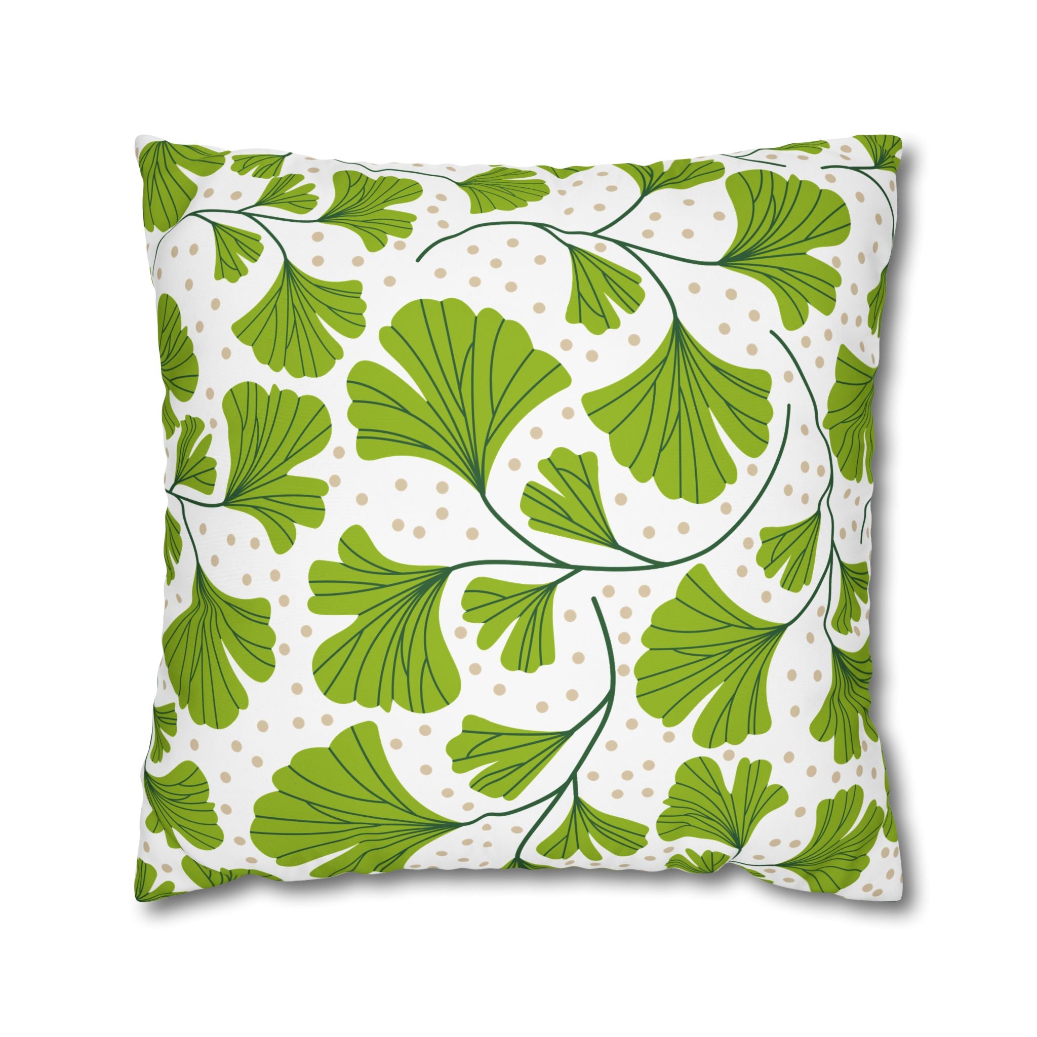 Ginkgo Biloba Pillowcase - Modern Botanical