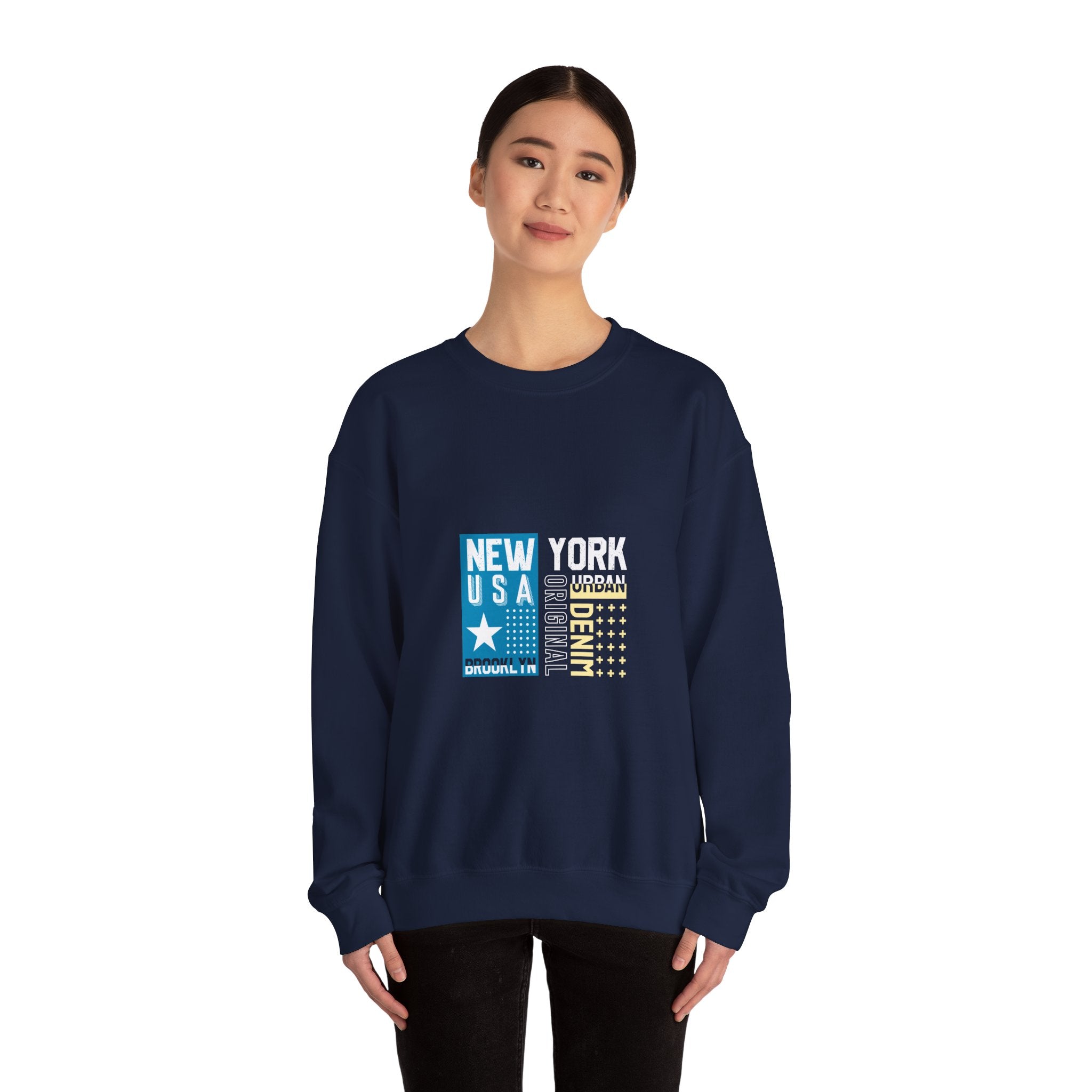 Brooklyn USA Denim Sweatshirt