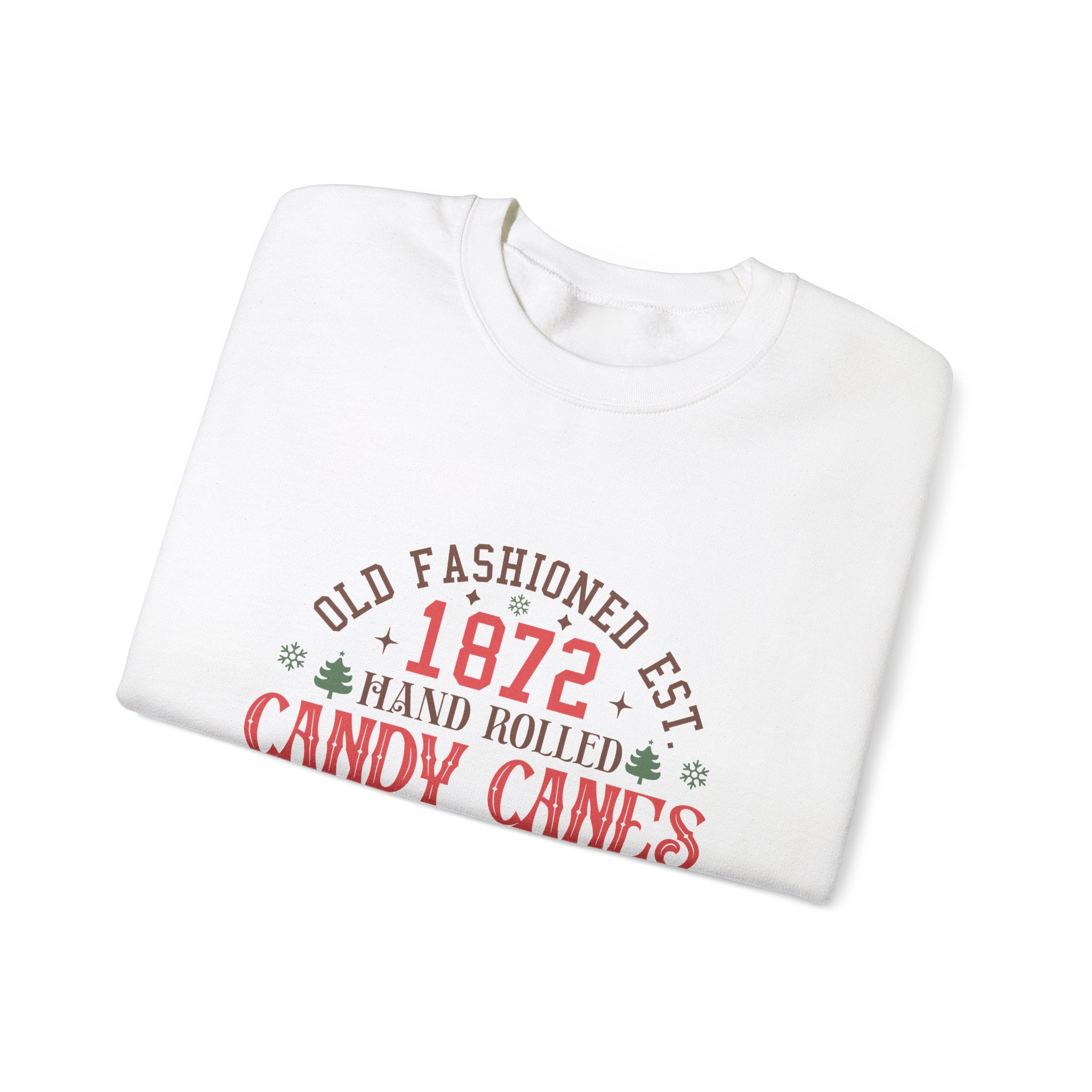 Old Fashioned Candy Canes Christmas Sweatshirt