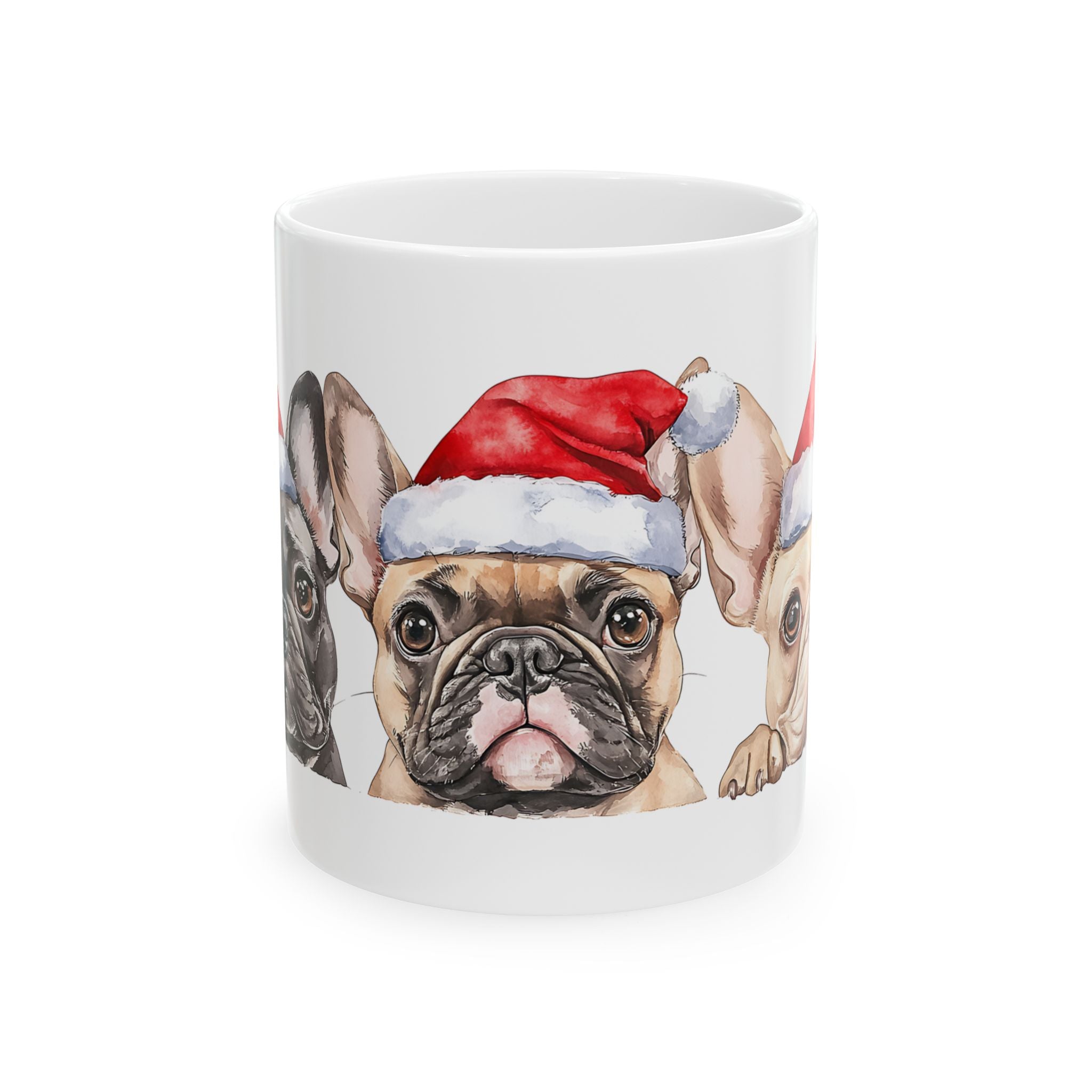 French Bulldog Santa Mug - Xmas Gift