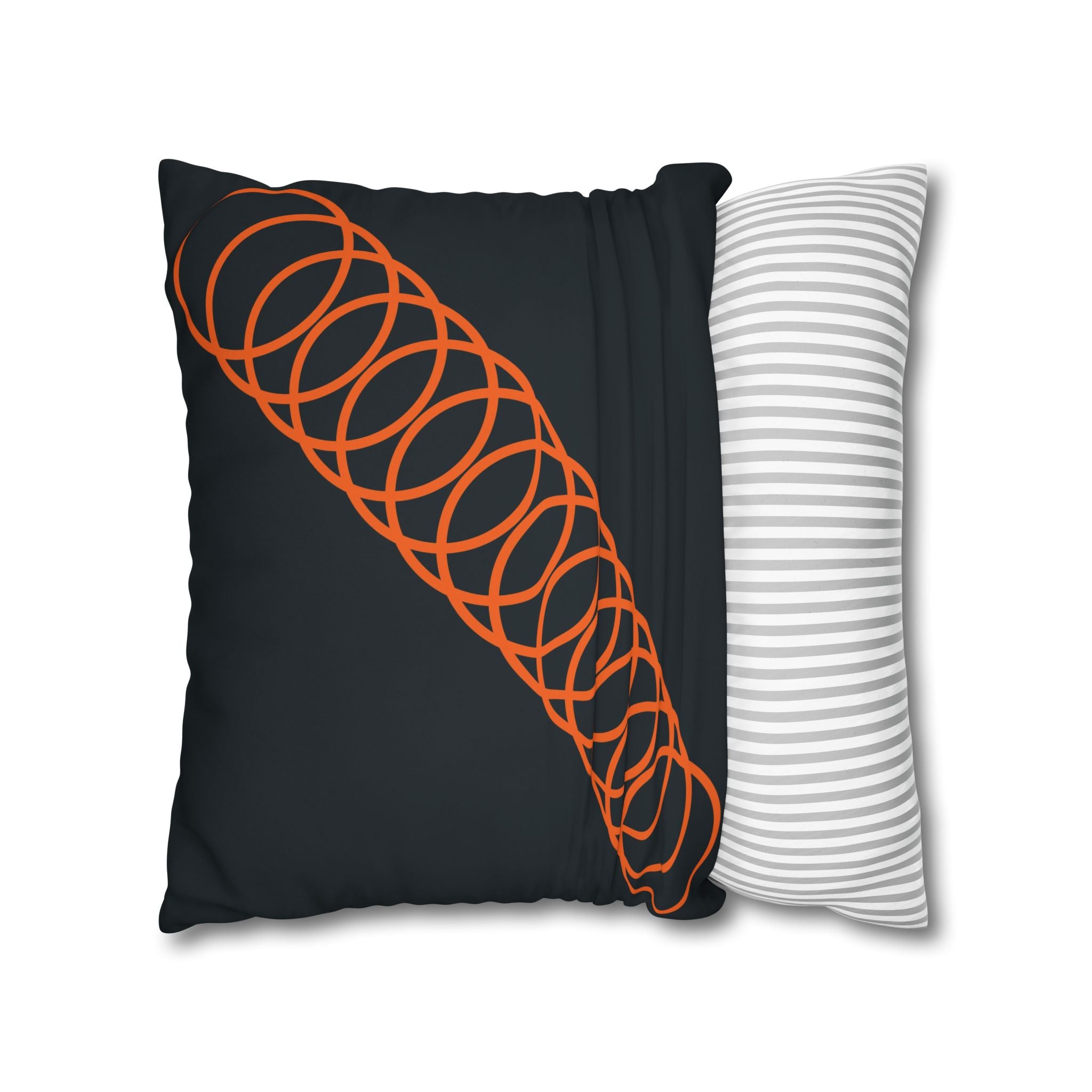 Orange Coil Spring Pillowcase - Teal